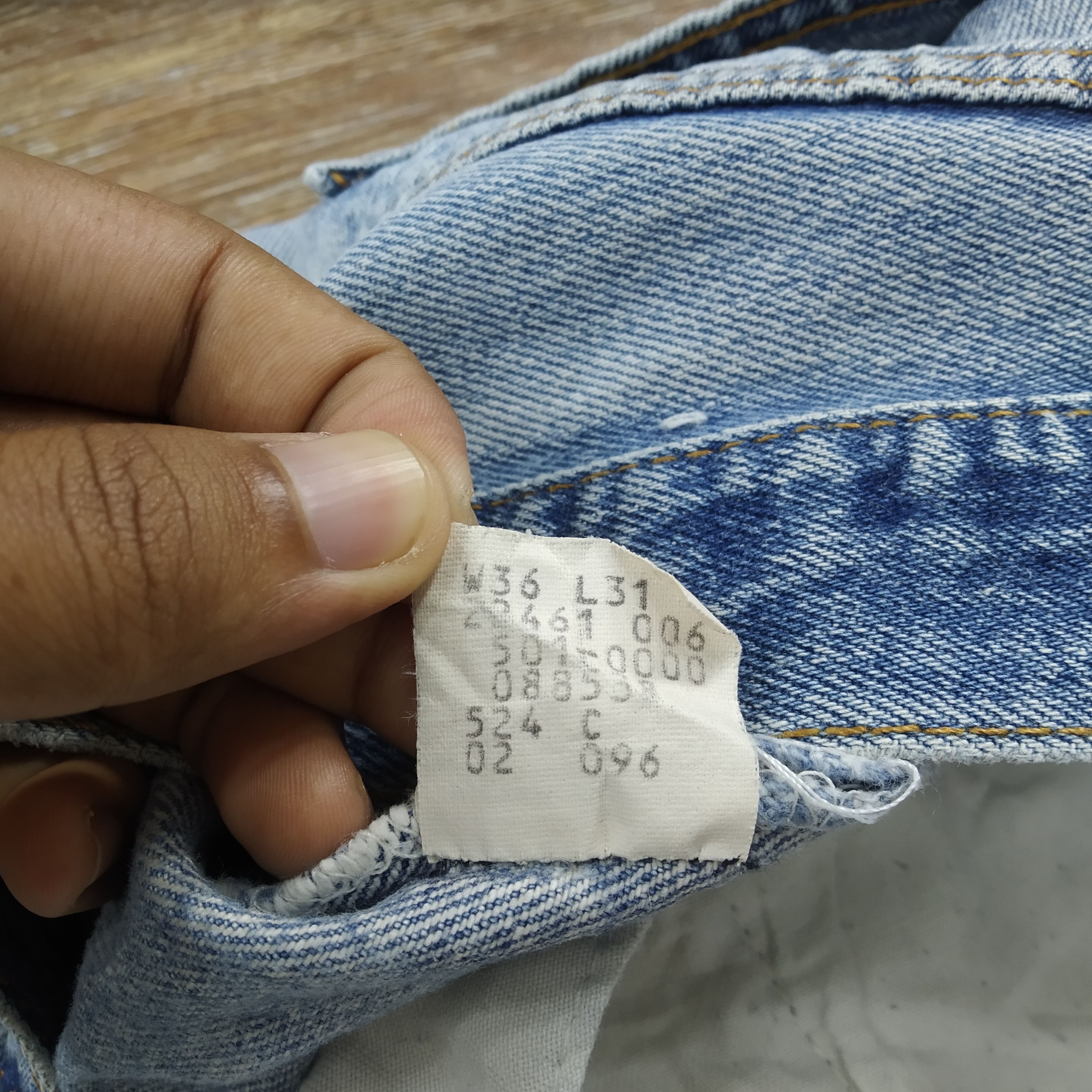 Levi's Size 33 Vintage Levi's 501 Cut Off Denim Stonewash Blue Jean Size US 33 - 9 Thumbnail