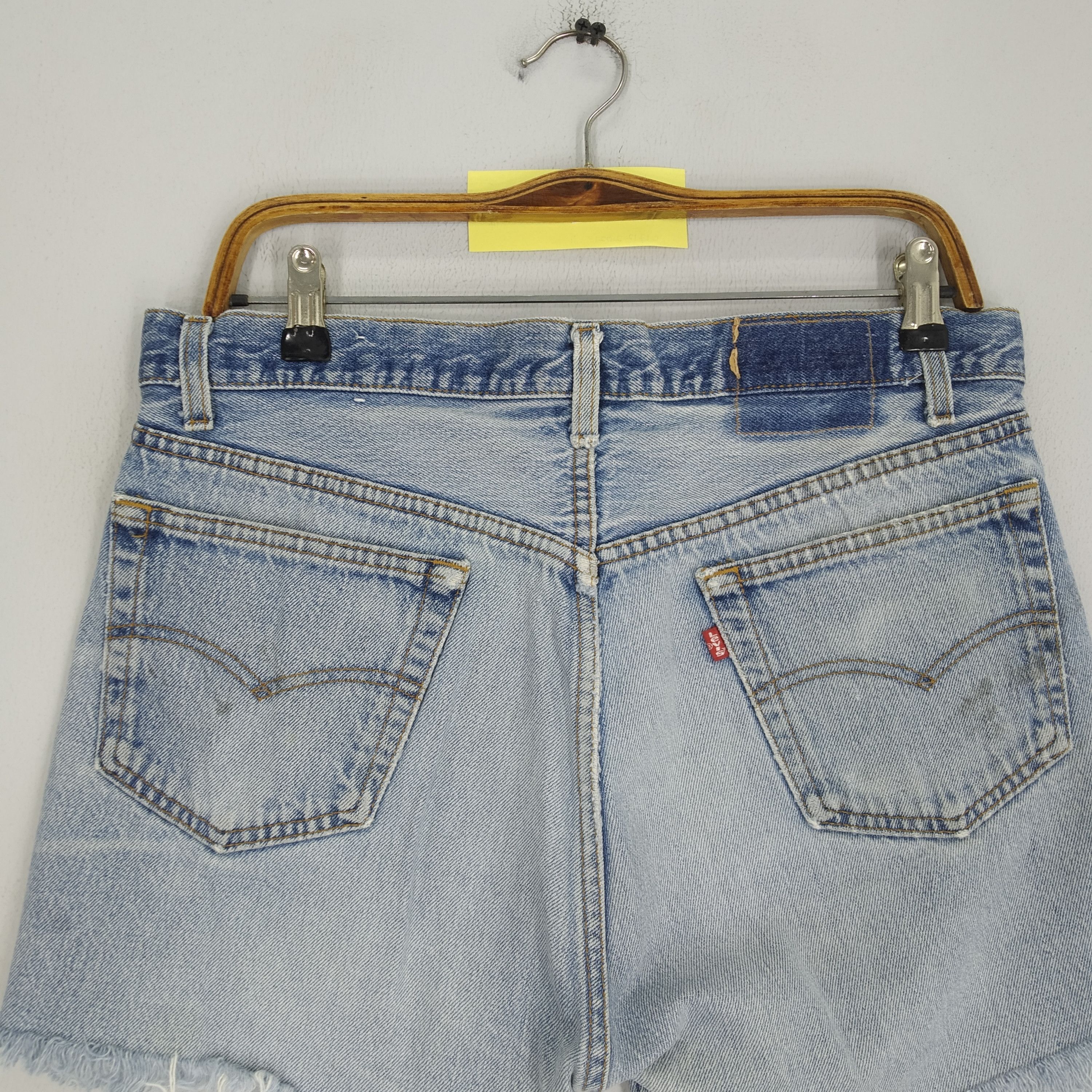 Levi's Size 33 Vintage Levi's 501 Cut Off Denim Stonewash Blue Jean Size US 33 - 4 Thumbnail