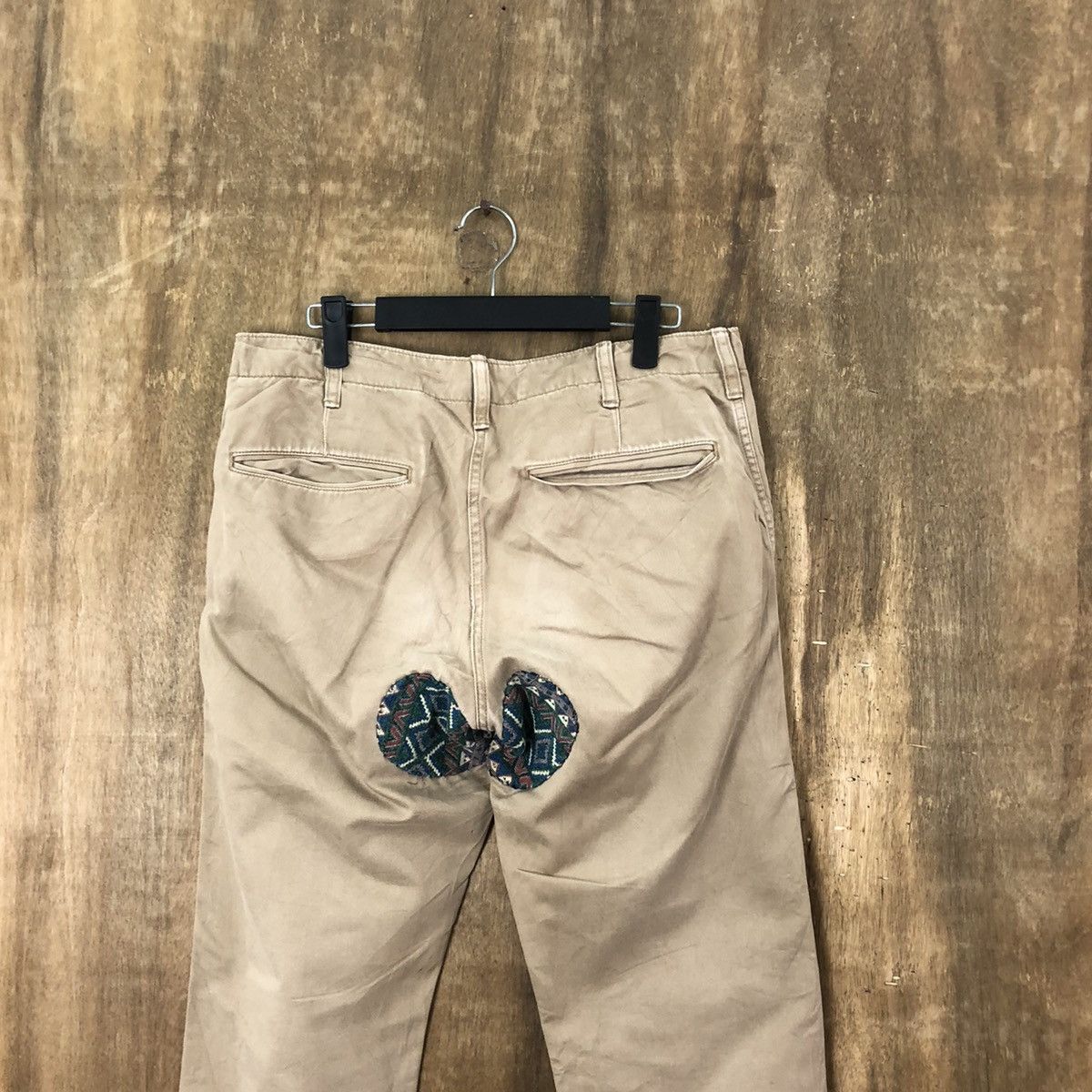 Uniqlo Uniqlo Brown patchwork Casual pants #6309 Size US 31 - 7 Thumbnail