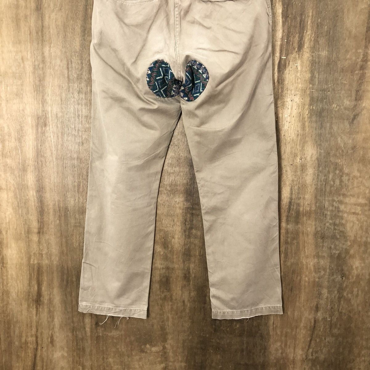 Uniqlo Uniqlo Brown patchwork Casual pants #6309 Size US 31 - 8 Thumbnail
