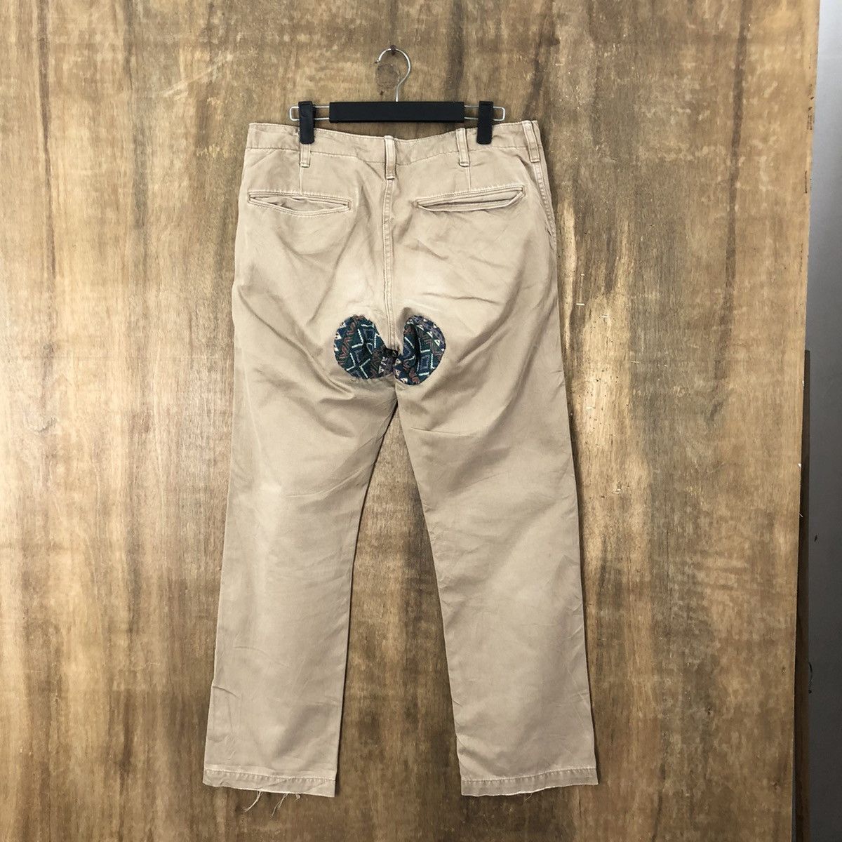 Uniqlo Uniqlo Brown patchwork Casual pants #6309 Size US 31 - 6 Thumbnail