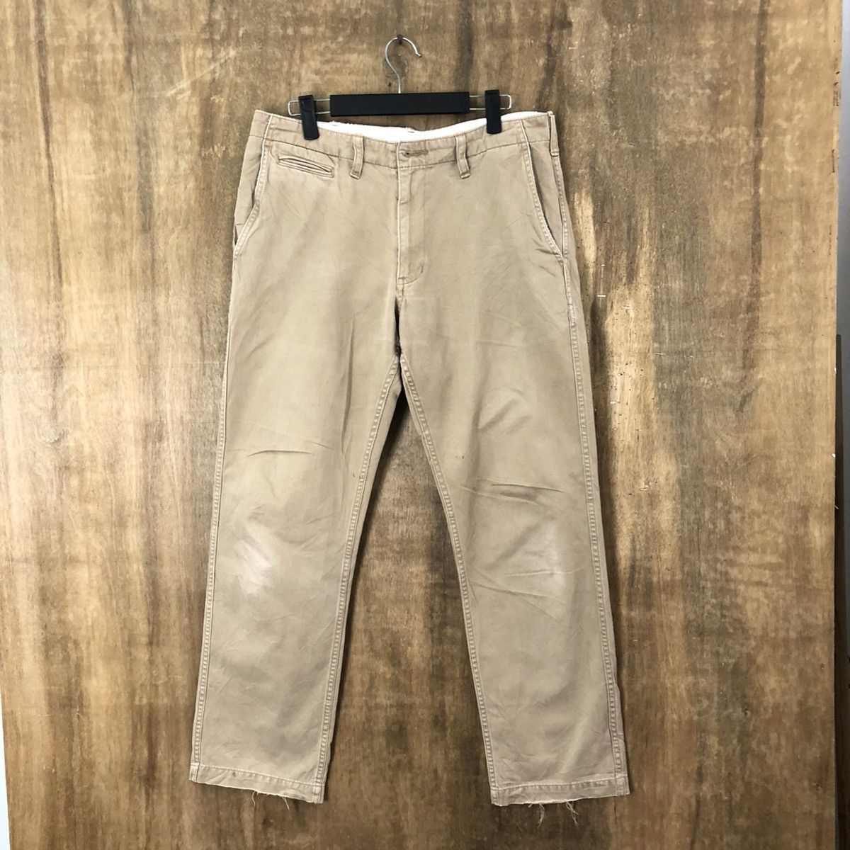 Uniqlo Uniqlo Brown patchwork Casual pants #6309 Size US 31 - 1 Thumbnail