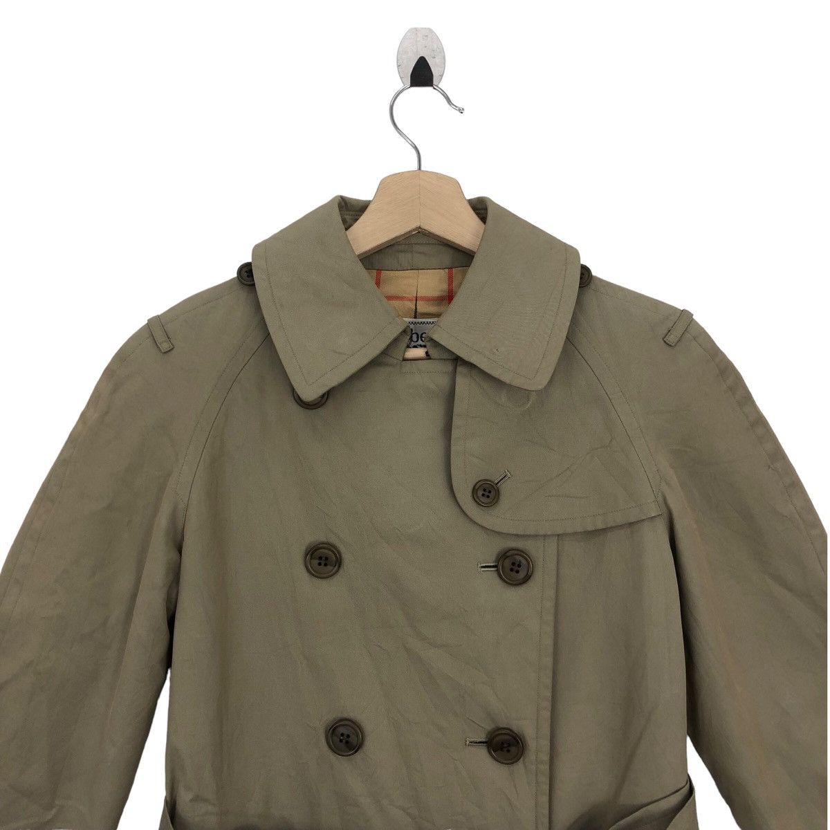 Burberry Vtg 90’ BURBERRYS Trench Coat Parka Jacket Size S / US 4 / IT 40 - 7 Thumbnail