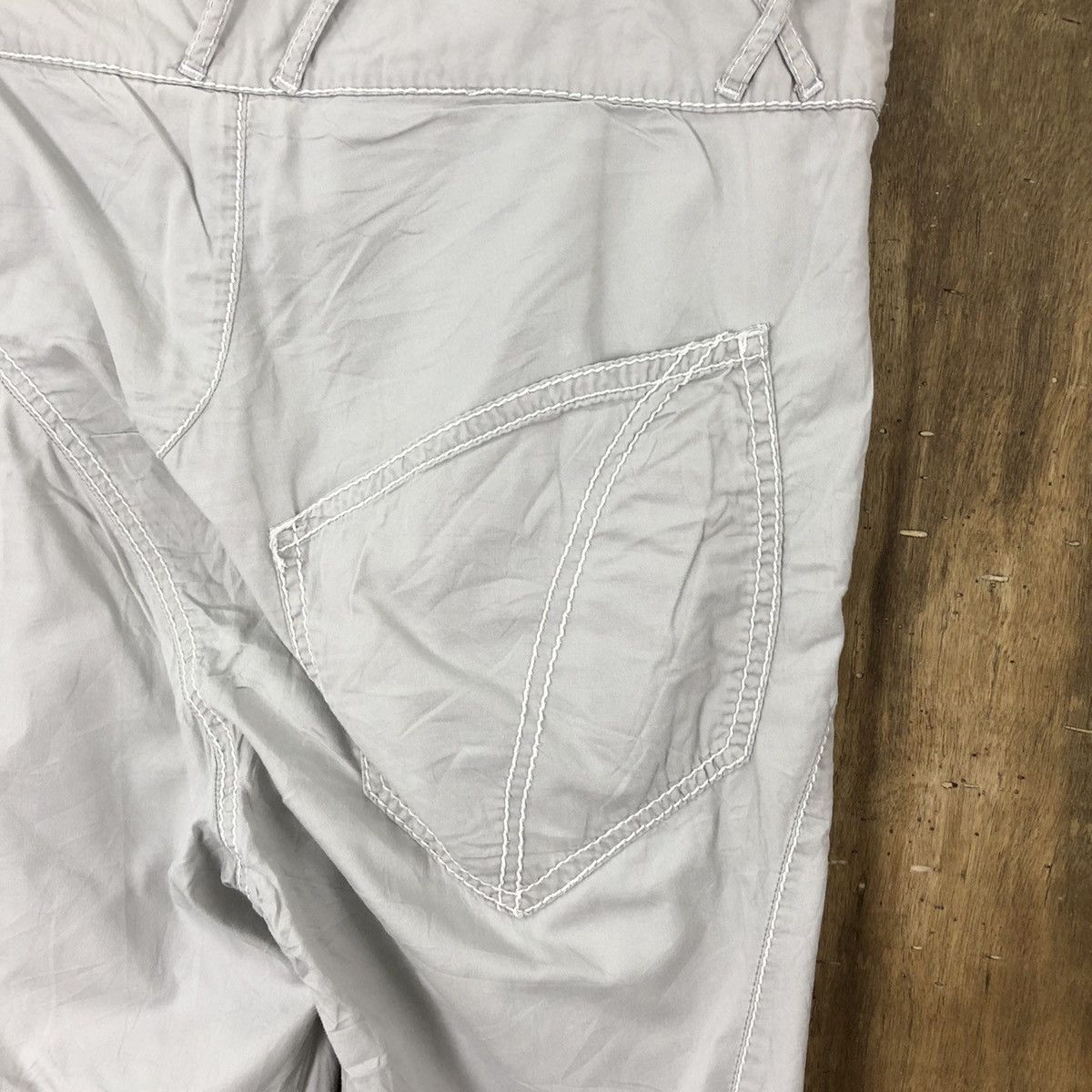 Japanese Brand × Vintage Jeanasis Grey Cropped pants #6314 Size 30" / US 8 / IT 44 - 10 Thumbnail