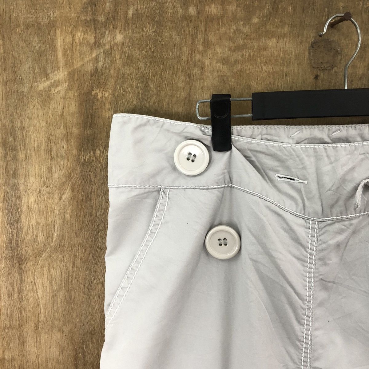 Japanese Brand × Vintage Jeanasis Grey Cropped pants #6314 Size 30" / US 8 / IT 44 - 4 Thumbnail