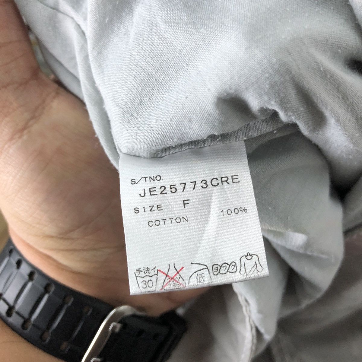 Japanese Brand × Vintage Jeanasis Grey Cropped pants #6314 Size 30" / US 8 / IT 44 - 12 Thumbnail
