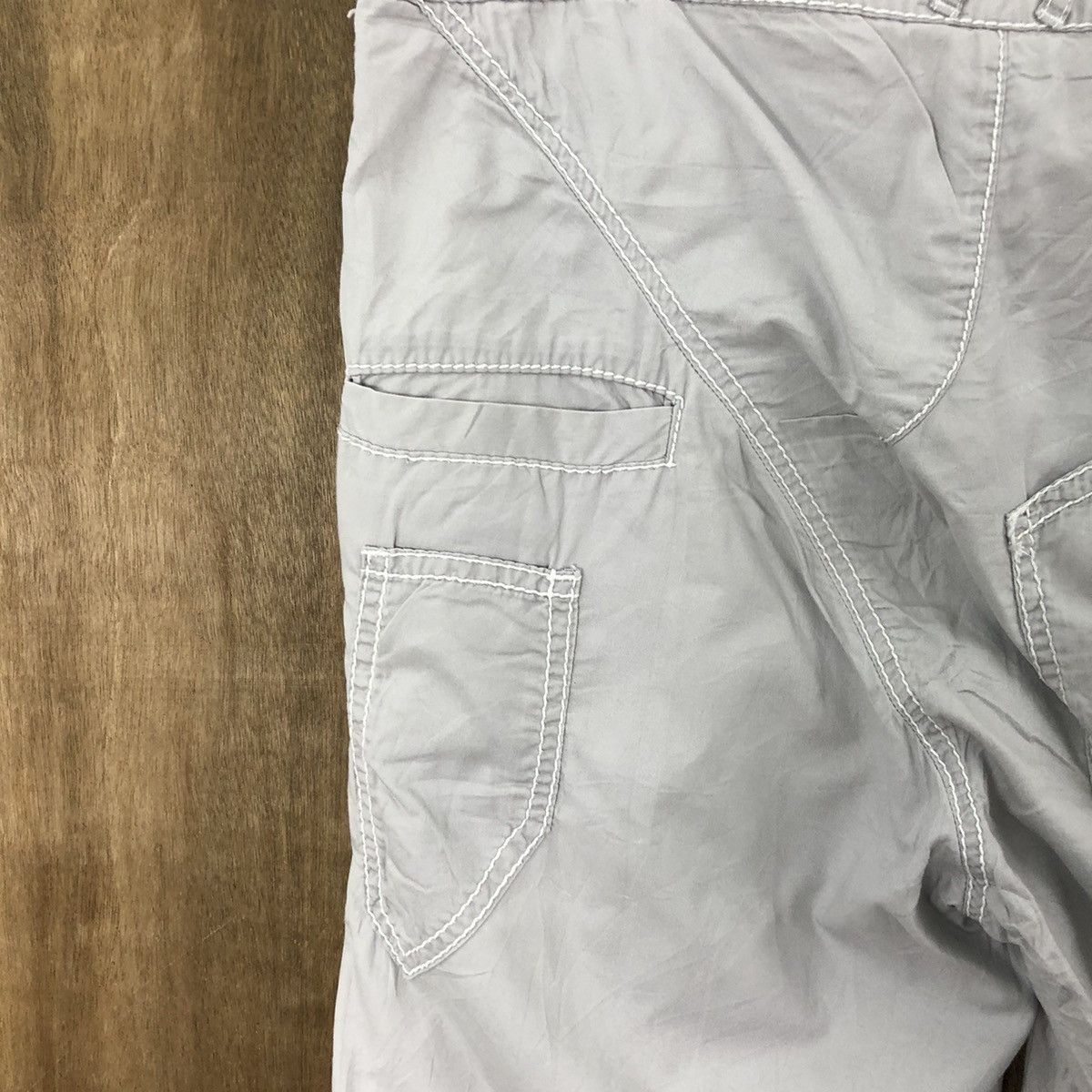Japanese Brand × Vintage Jeanasis Grey Cropped pants #6314 Size 30" / US 8 / IT 44 - 9 Thumbnail