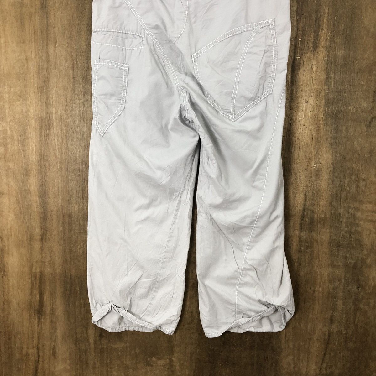 Japanese Brand × Vintage Jeanasis Grey Cropped pants #6314 Size 30" / US 8 / IT 44 - 8 Thumbnail