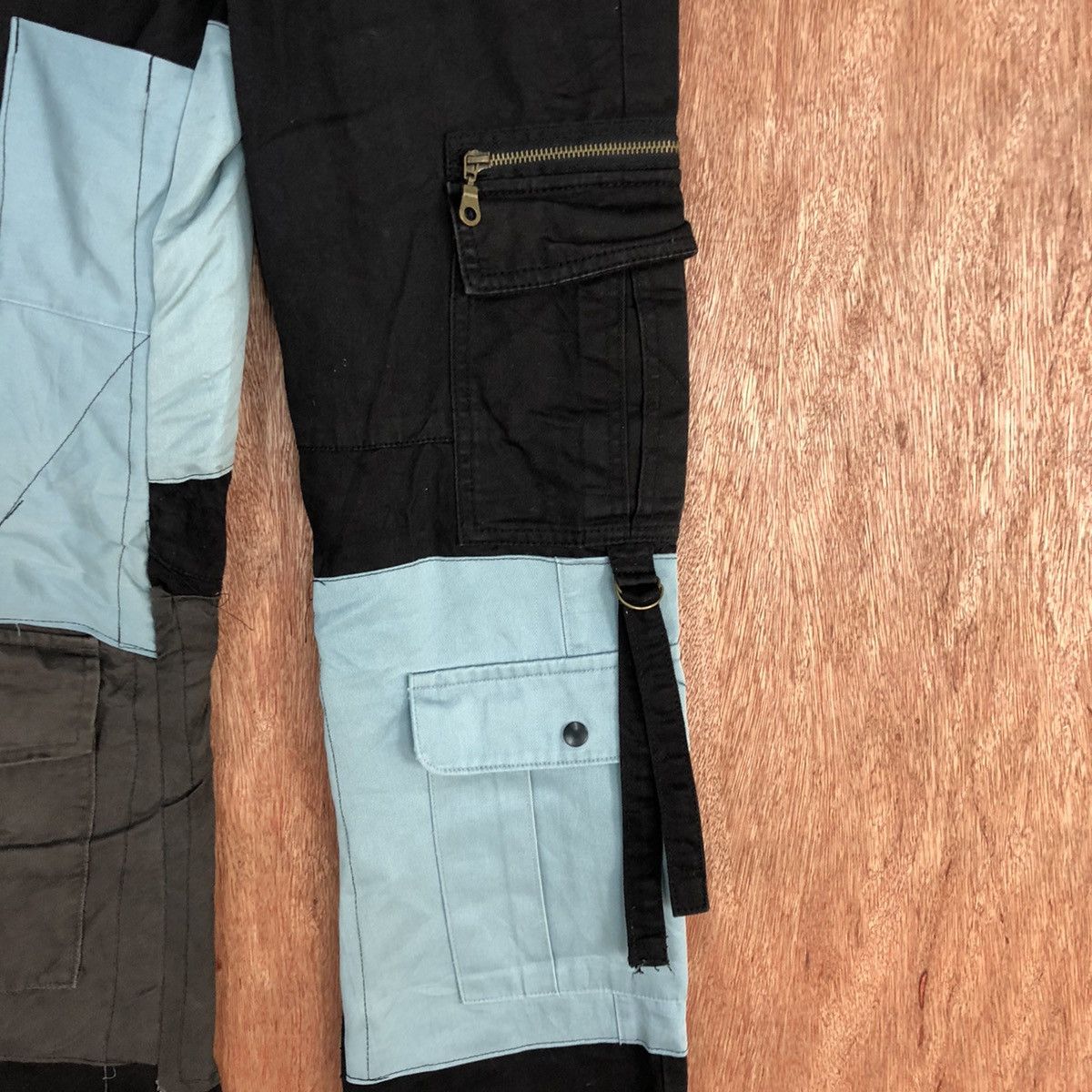 Japanese Brand DL Grazie reworked custom patchwork Cargo Pants #c926 Size US 26 / EU 42 - 5 Thumbnail