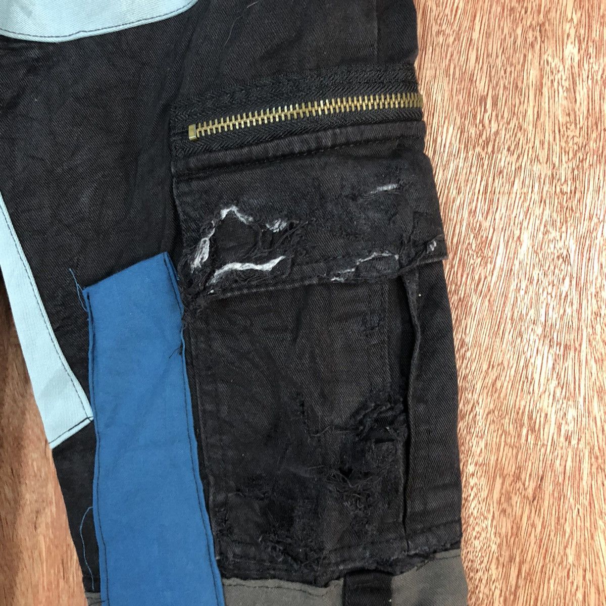 Japanese Brand DL Grazie reworked custom patchwork Cargo Pants #c926 Size US 26 / EU 42 - 14 Thumbnail