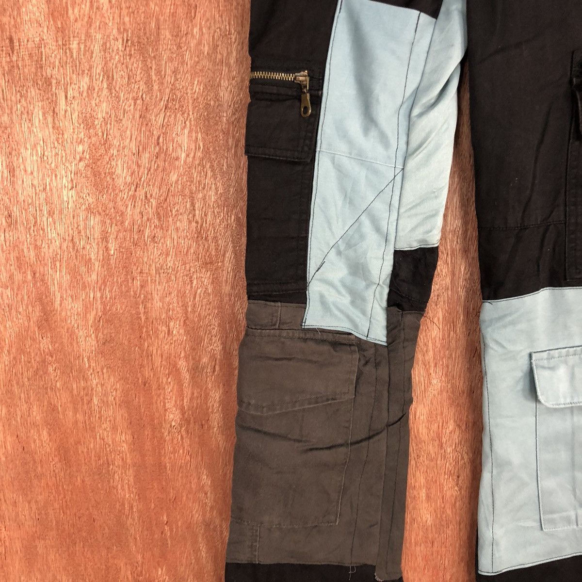 Japanese Brand DL Grazie reworked custom patchwork Cargo Pants #c926 Size US 26 / EU 42 - 6 Thumbnail