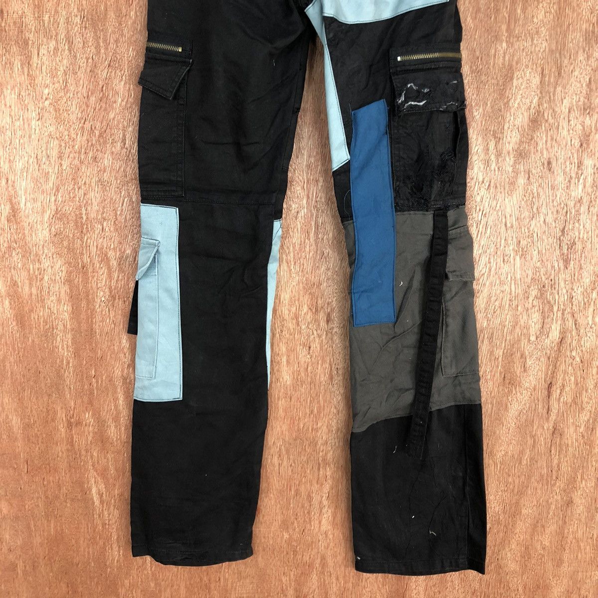 Japanese Brand DL Grazie reworked custom patchwork Cargo Pants #c926 Size US 26 / EU 42 - 13 Thumbnail