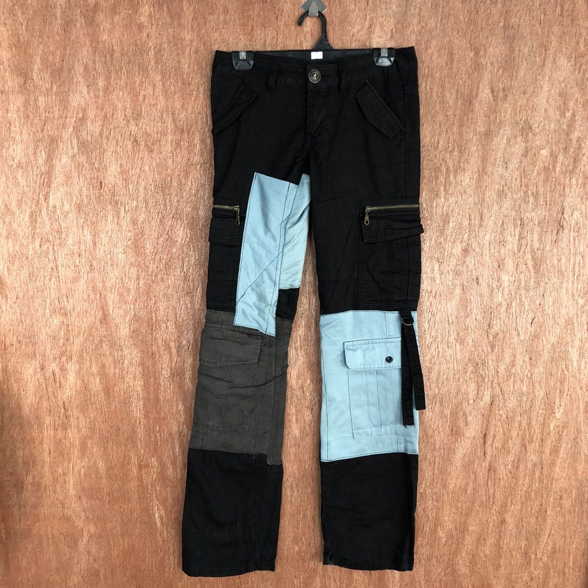 Japanese Brand DL Grazie reworked custom patchwork Cargo Pants #c926 Size US 26 / EU 42 - 1 Thumbnail