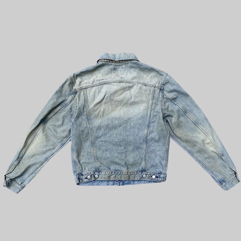 Helmut Lang Helmut Lang Archive 2004 Sand Wash Denim Trucker Size US M / EU 48-50 / 2 - 2 Thumbnail