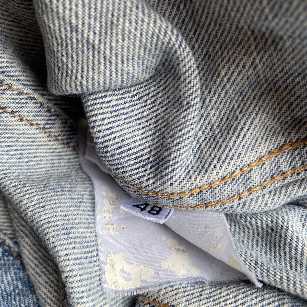 Helmut Lang Helmut Lang Archive 2004 Sand Wash Denim Trucker Size US M / EU 48-50 / 2 - 4 Thumbnail