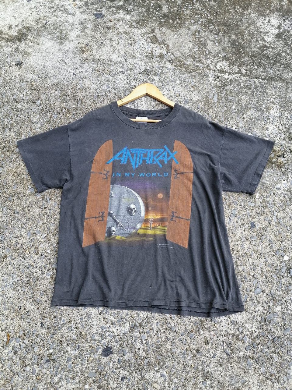 image of Brockum x Vintage Anthrax In My World 1990 Tee, Men's (Size Medium)
