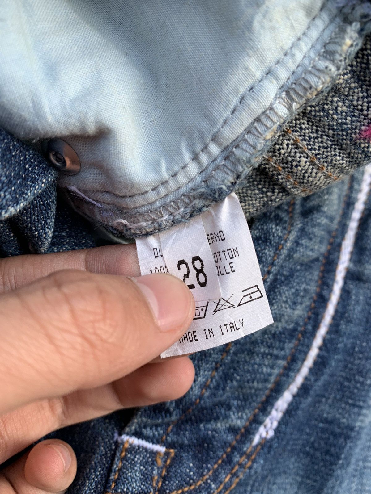 Vintage Figa Faded Distresed Denim Size US 30 / EU 46 - 7 Thumbnail