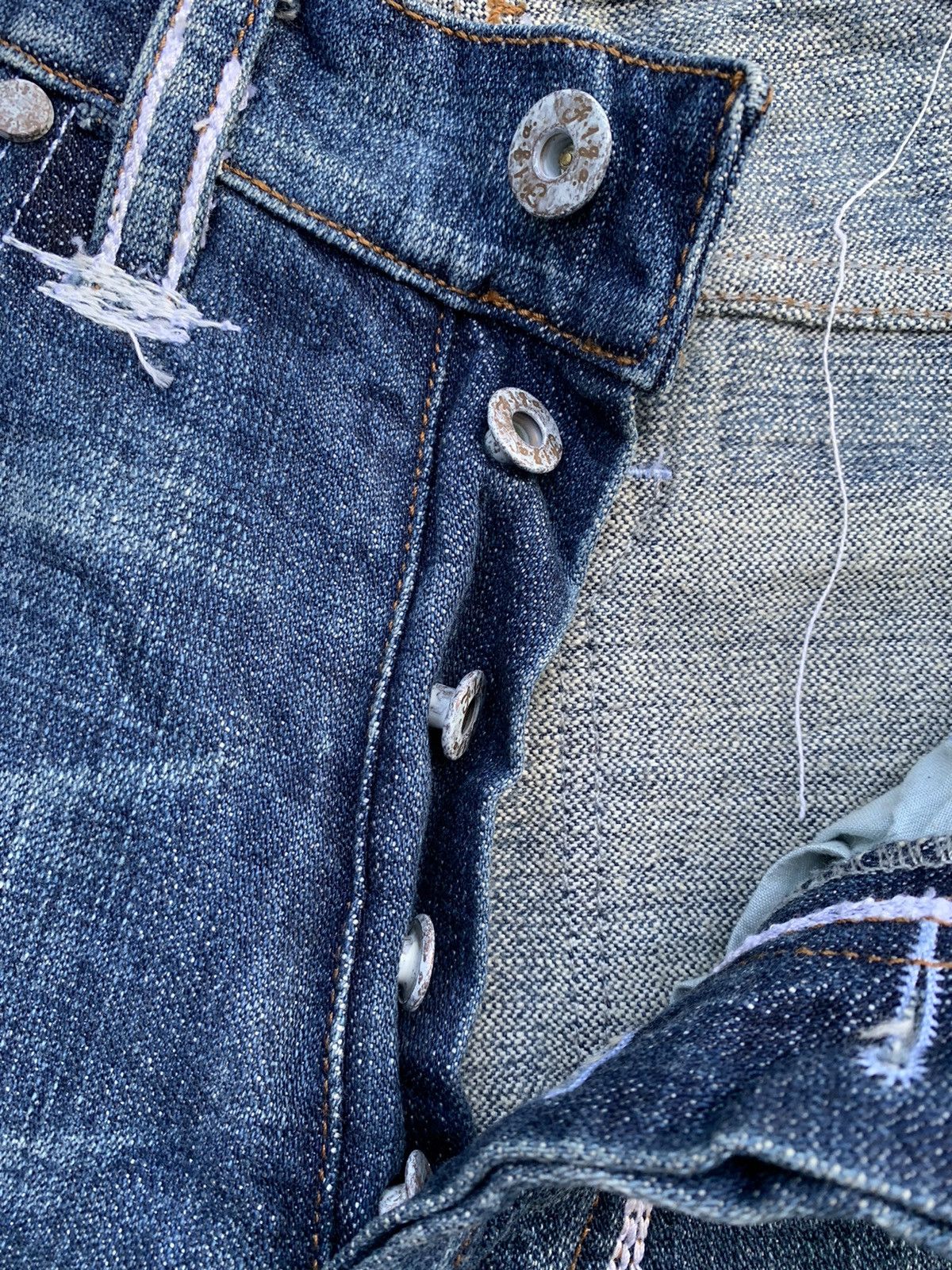 Vintage Figa Faded Distresed Denim Size US 30 / EU 46 - 5 Thumbnail