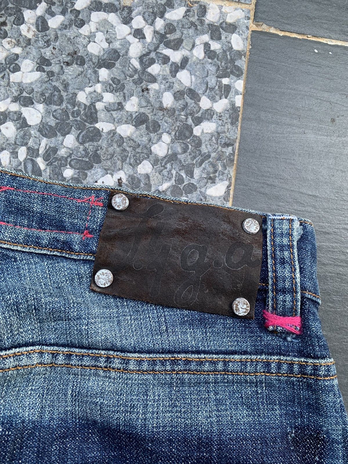 Vintage Figa Faded Distresed Denim Size US 30 / EU 46 - 12 Thumbnail
