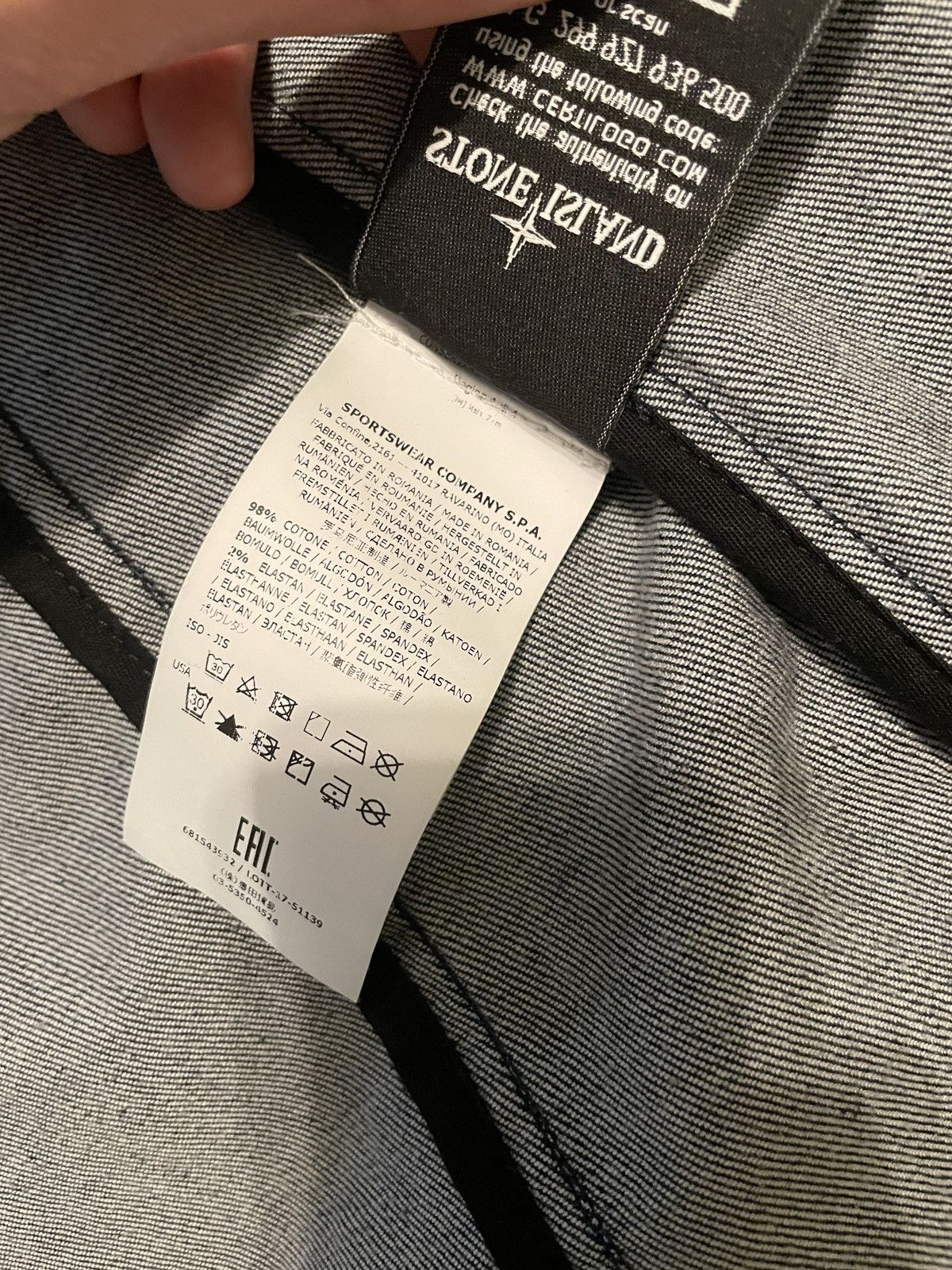 Stone Island Stone Ialand Denim Jacket Size Medium Size US S / EU 44-46 / 1 - 7 Thumbnail