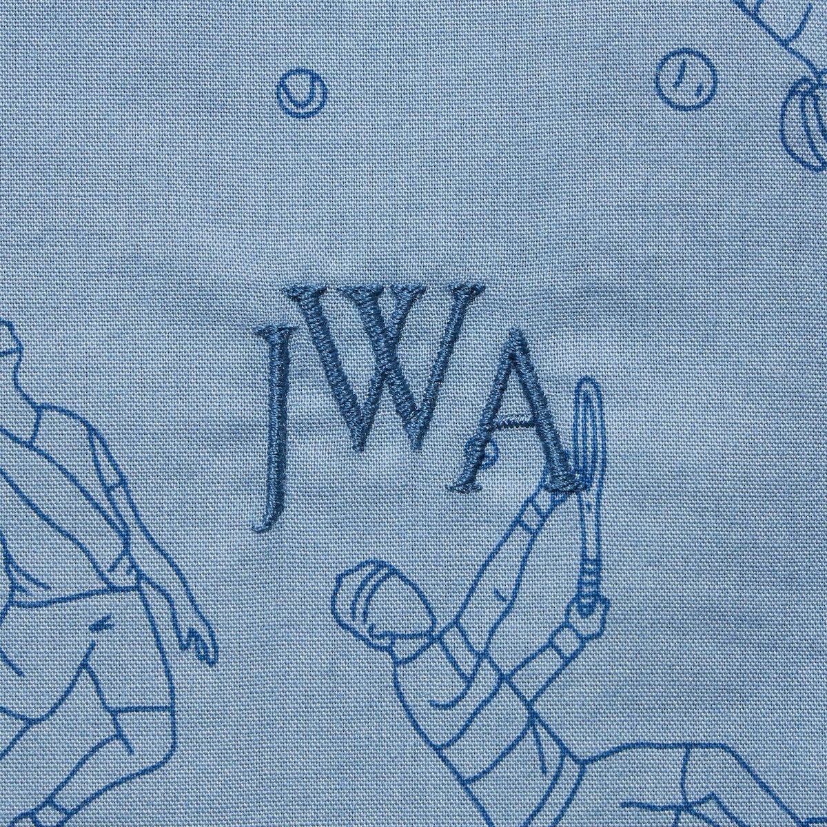JW Anderson × Uniqlo Medium Open Collar Light Blue Tennis Dress Shirt Up Vacation Size US M / EU 48-50 / 2 - 22 Thumbnail