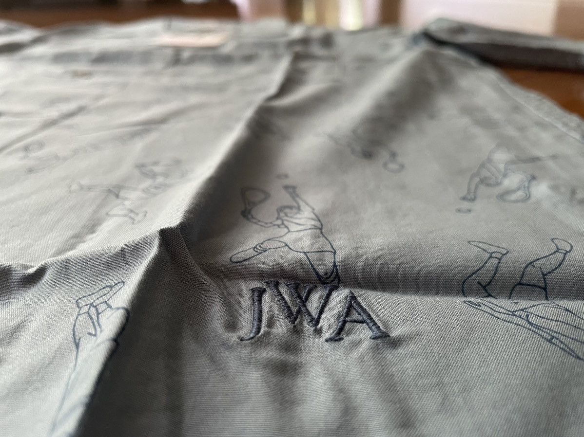 JW Anderson × Uniqlo Medium Open Collar Light Blue Tennis Dress Shirt Up Vacation Size US M / EU 48-50 / 2 - 10 Thumbnail