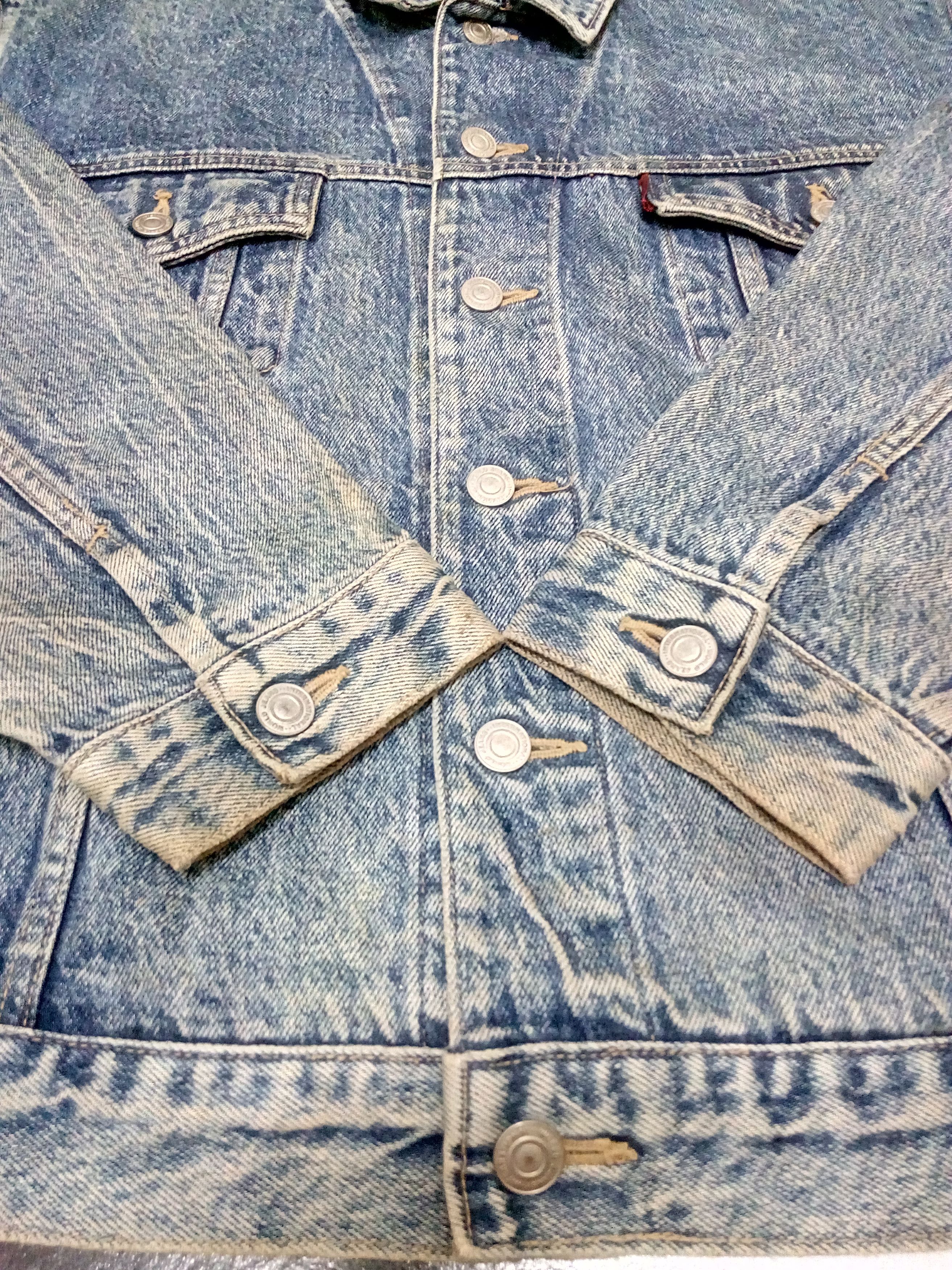 Big John VINTAGE BIG JOHN SPIRIT ACID WASH DENIM JACKET Size US M / EU 48-50 / 2 - 7 Thumbnail