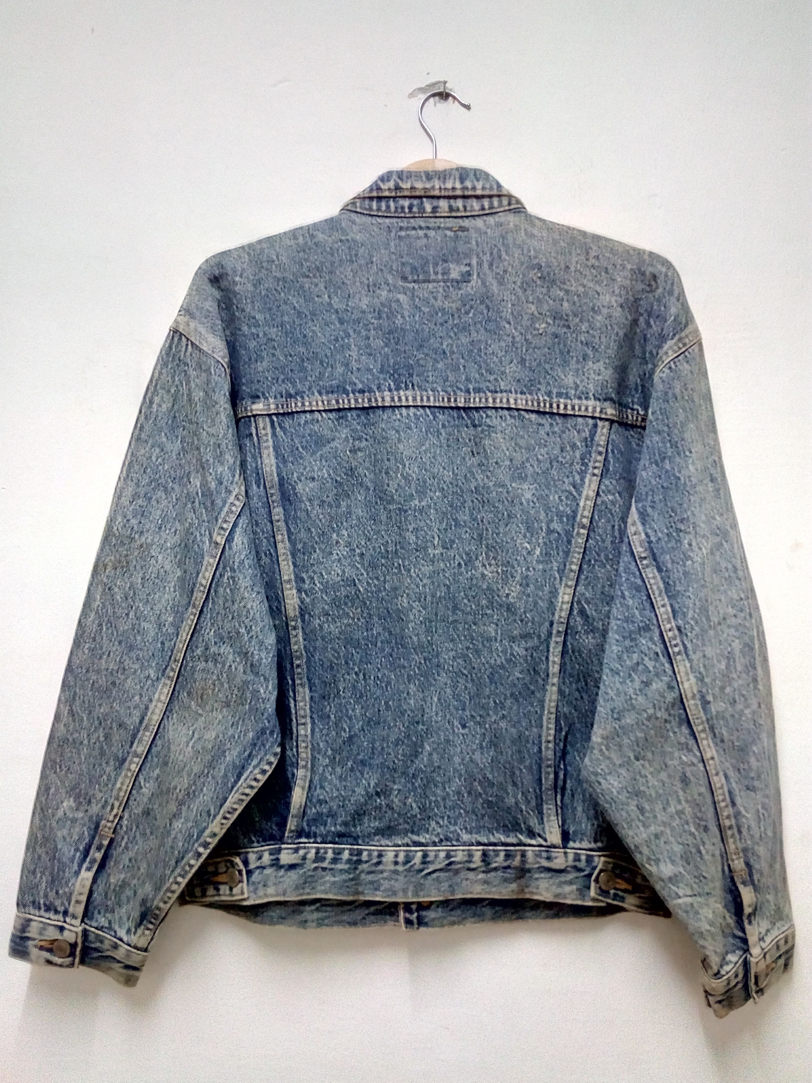 Big John VINTAGE BIG JOHN SPIRIT ACID WASH DENIM JACKET Size US M / EU 48-50 / 2 - 3 Thumbnail