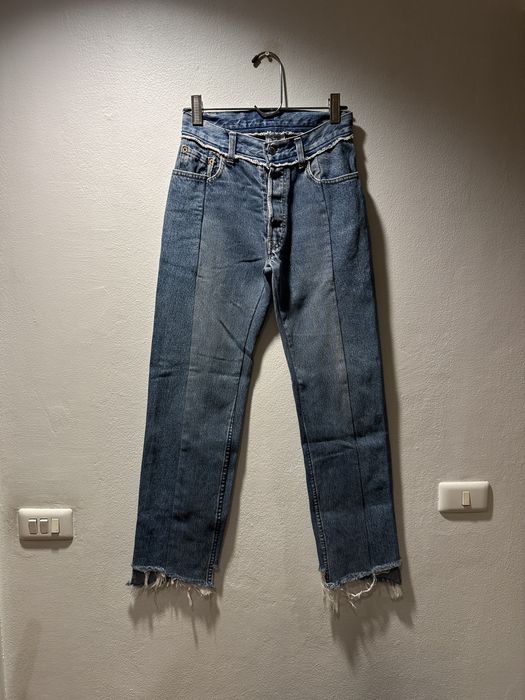 Levi's Vetements x Levis FW17 Reworked Denim Jeans | Grailed