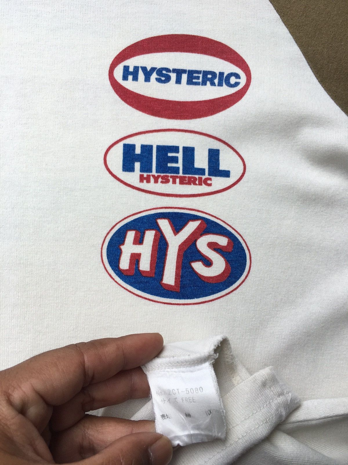 Hysteric Glamour Rare Vintage Hysteric Glamour Hysteric Hell Tee Size US S / EU 44-46 / 1 - 14 Thumbnail