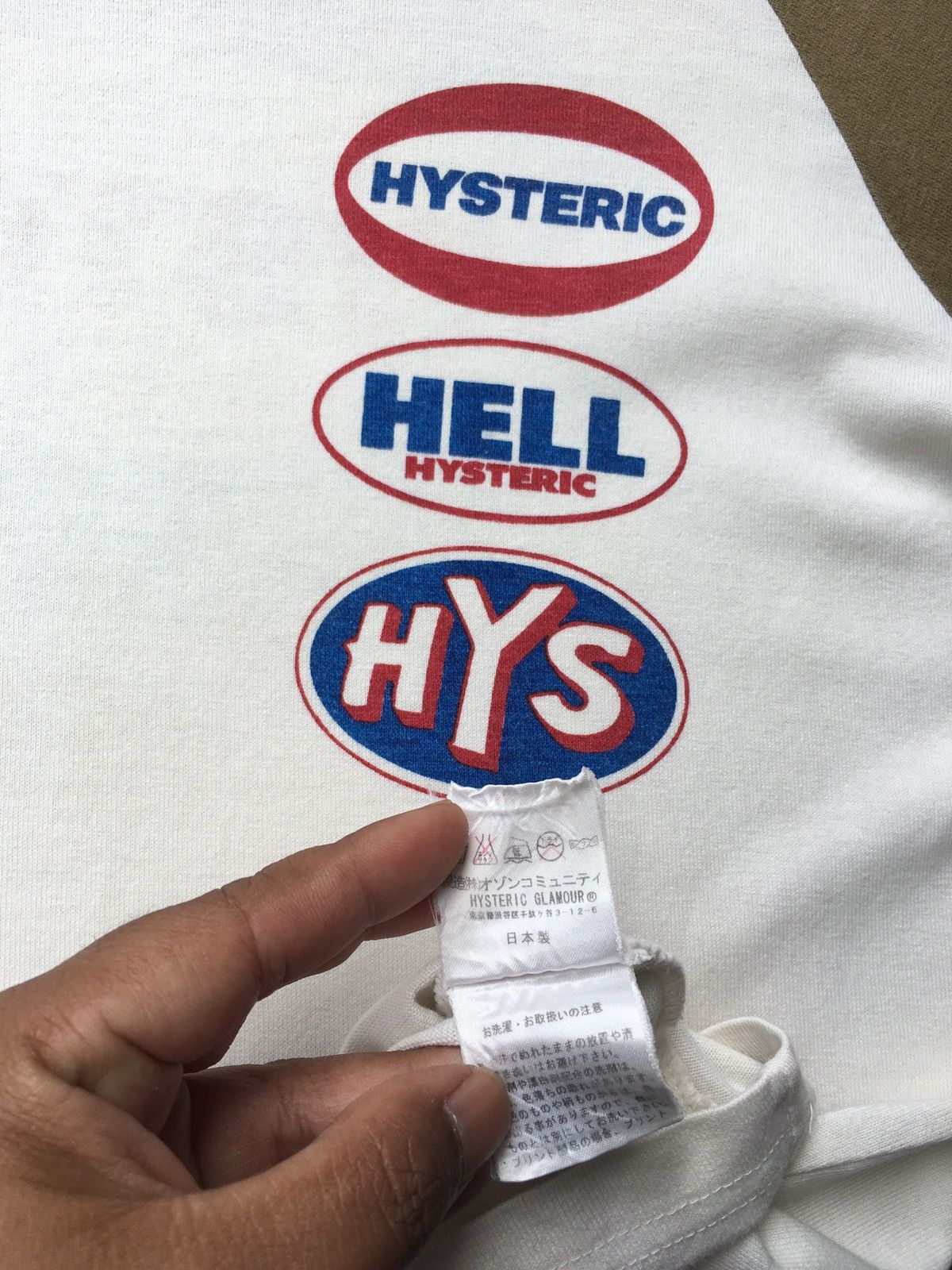Hysteric Glamour Rare Vintage Hysteric Glamour Hysteric Hell Tee Size US S / EU 44-46 / 1 - 15 Thumbnail