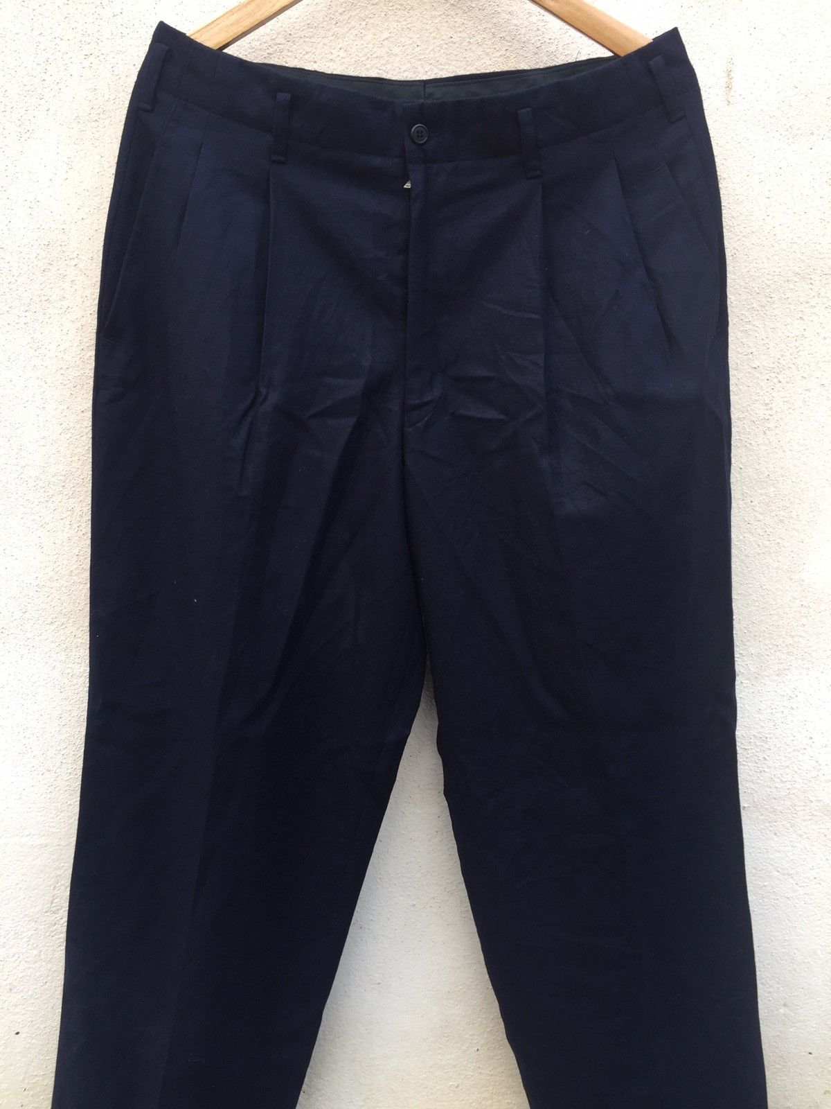 Yohji Yamamoto Yohji Yamamoto Double Flip Wide Pants Size US 32 / EU 48 - 2 Thumbnail
