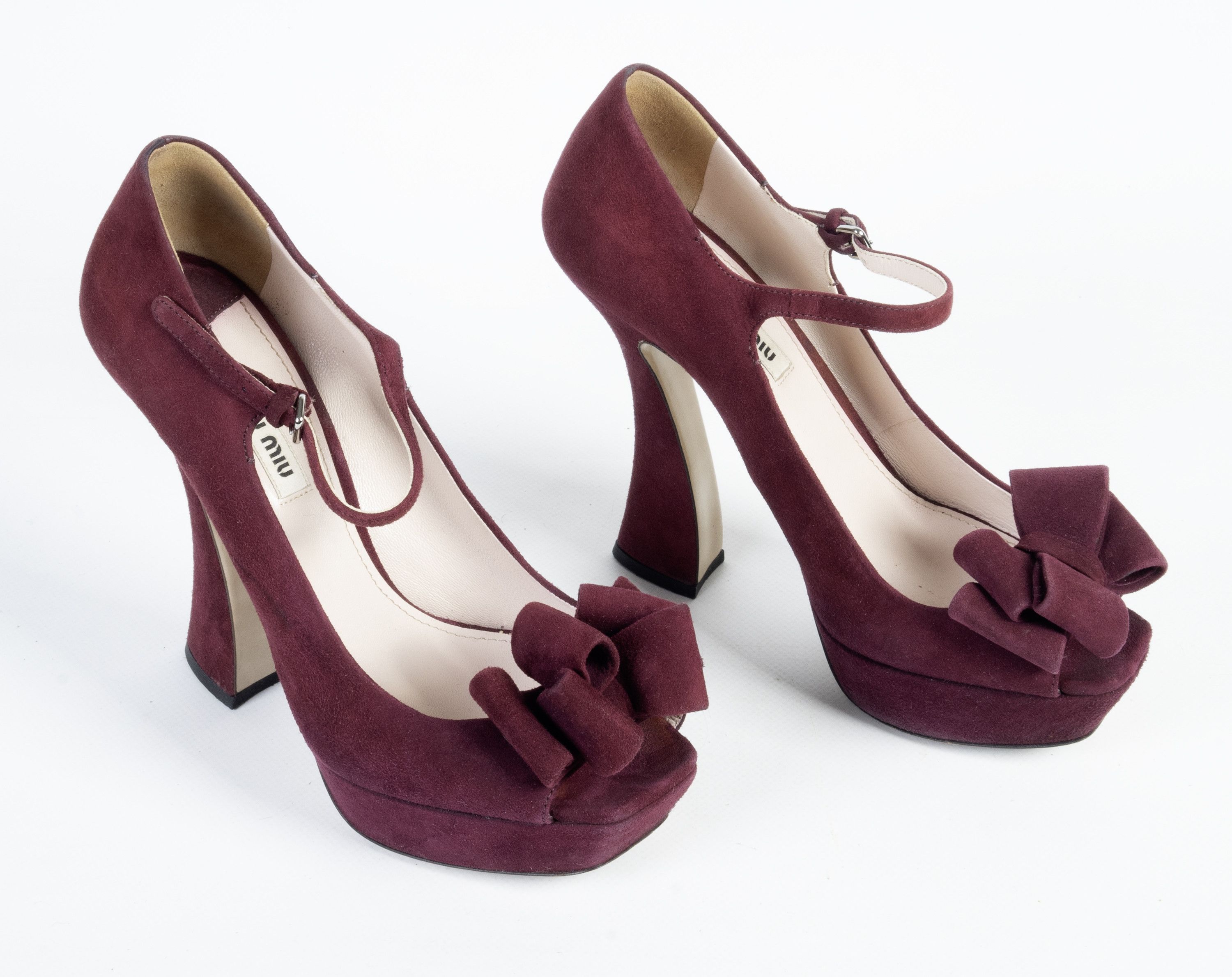 miu miu platform heels