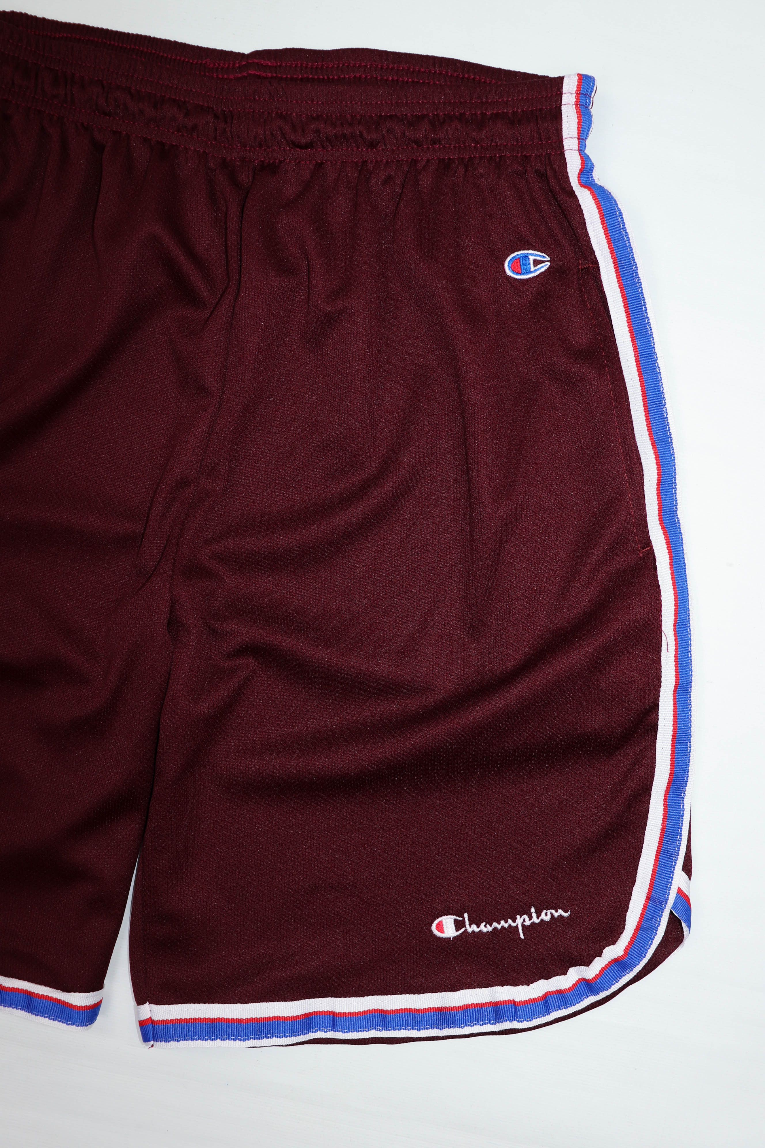 Champion Vintage Champion Performance Wine Burgundy Poly Mesh Shorts Size US 33 - 5 Thumbnail
