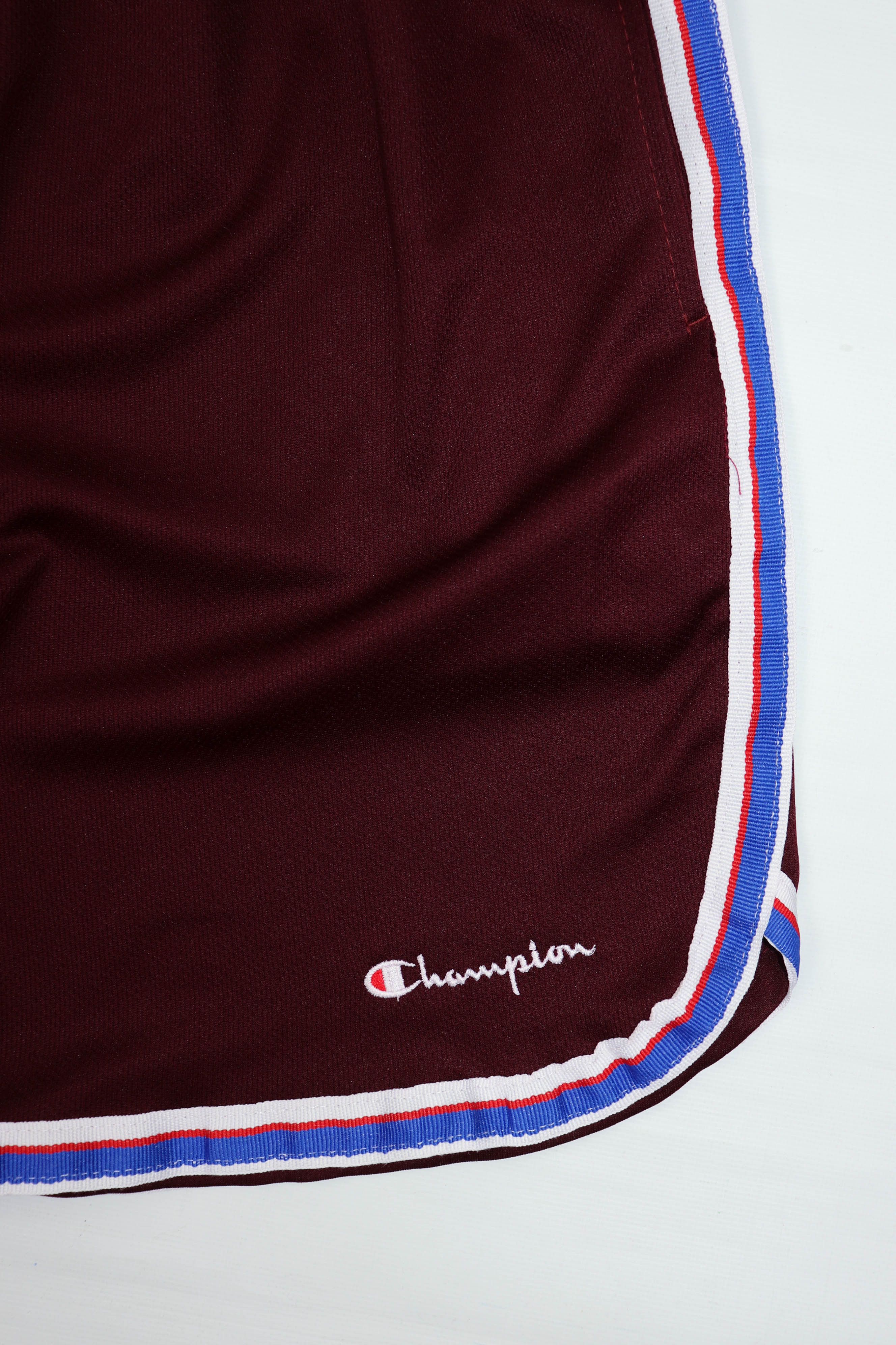 Champion Vintage Champion Performance Wine Burgundy Poly Mesh Shorts Size US 33 - 6 Thumbnail