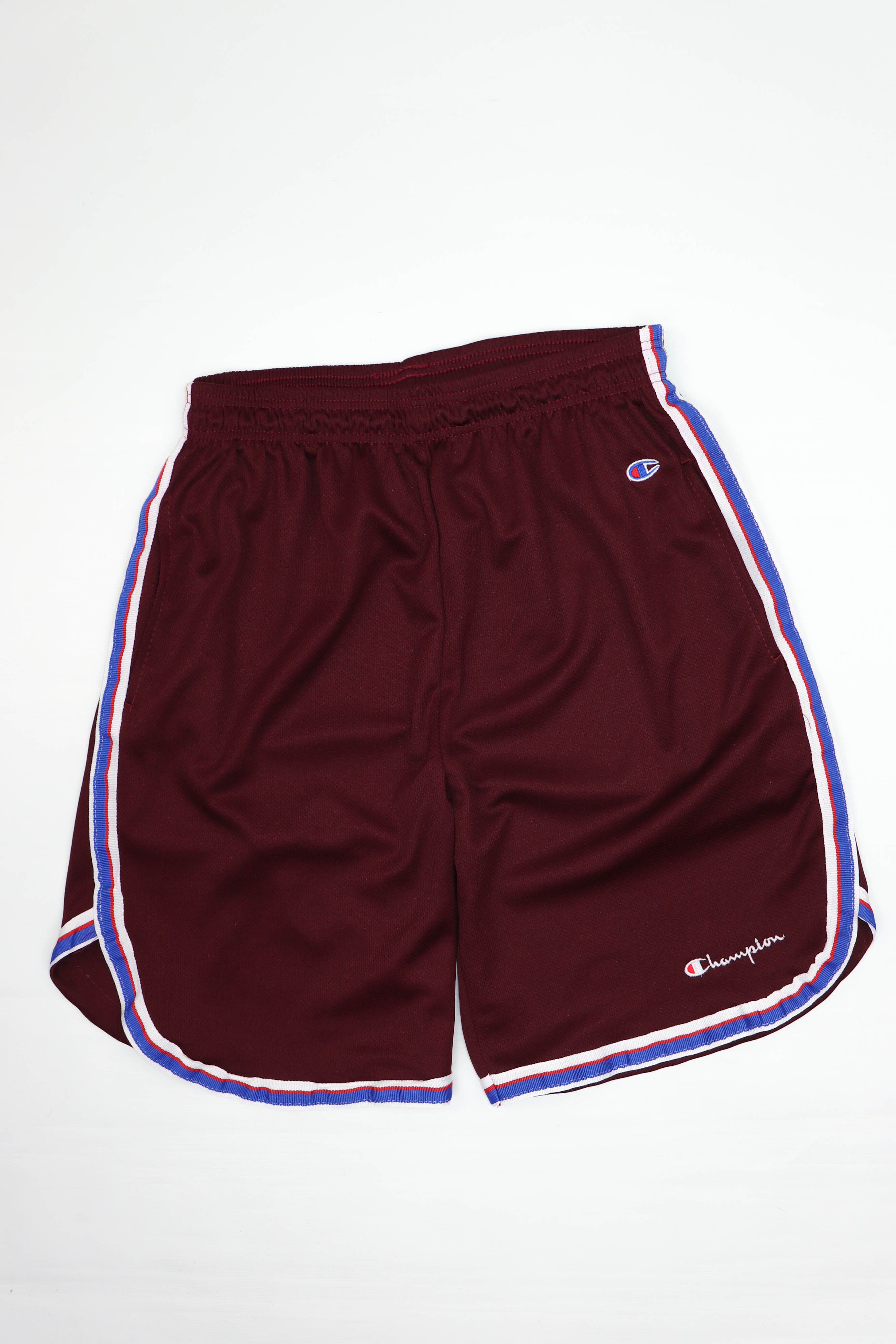 Champion Vintage Champion Performance Wine Burgundy Poly Mesh Shorts Size US 33 - 3 Thumbnail