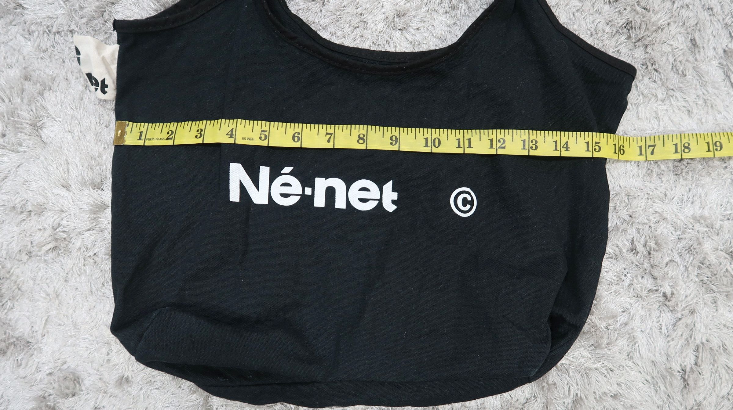 Ne-Net Ne-net Issey Miyake Black Tote Bag Size ONE SIZE - 11 Thumbnail