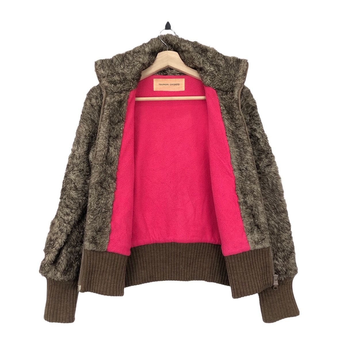 Issey Miyake Vtg TSUMORI CHISATO Sherpa Fleece Turtle Neck Jacket Size S / US 4 / IT 40 - 10 Thumbnail
