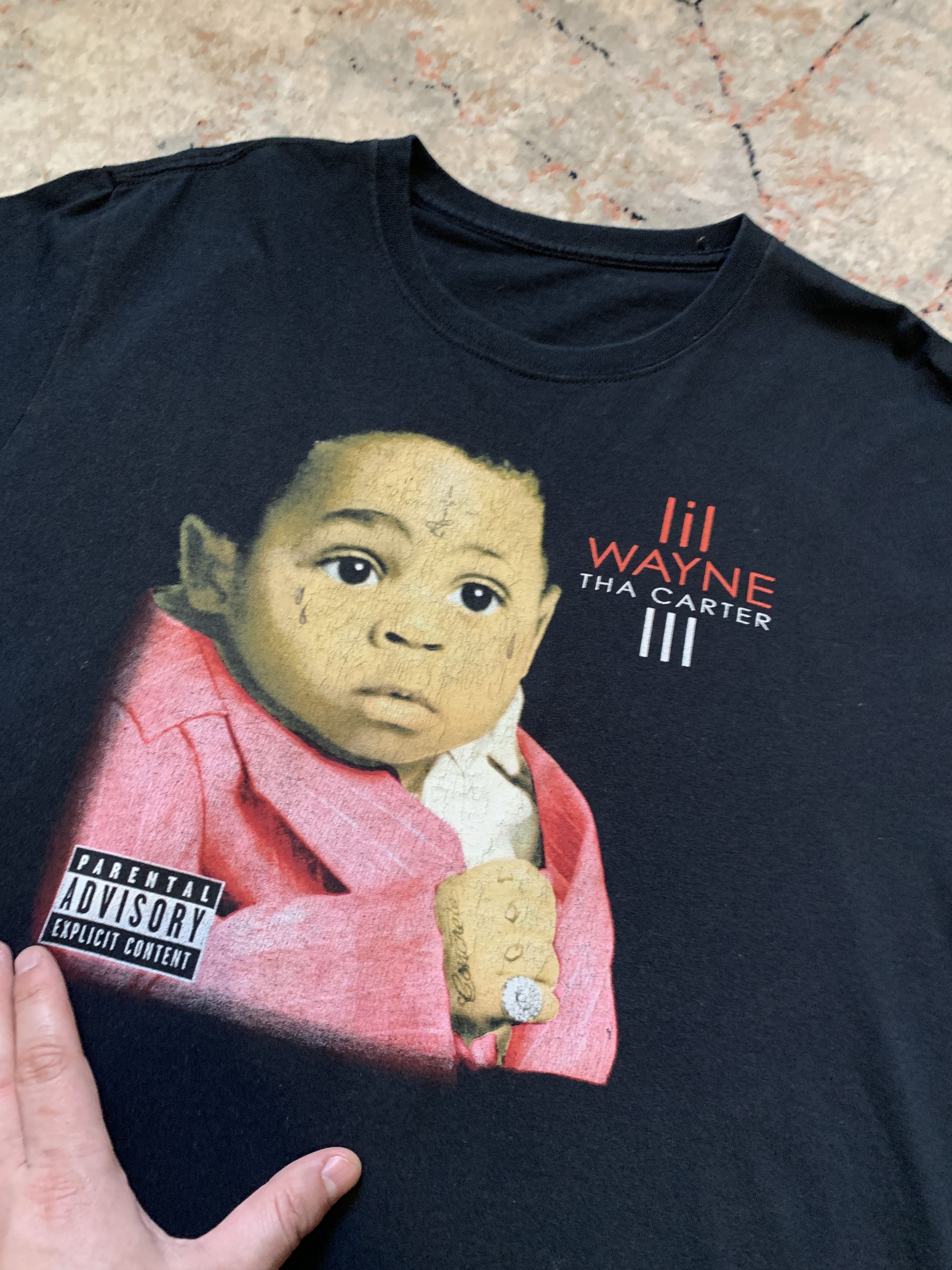 Band Tees × Lil Wayne × Rap Tees Lil Wayne Tha Carter III Vintage Tee Size US L / EU 52-54 / 3 - 3 Thumbnail