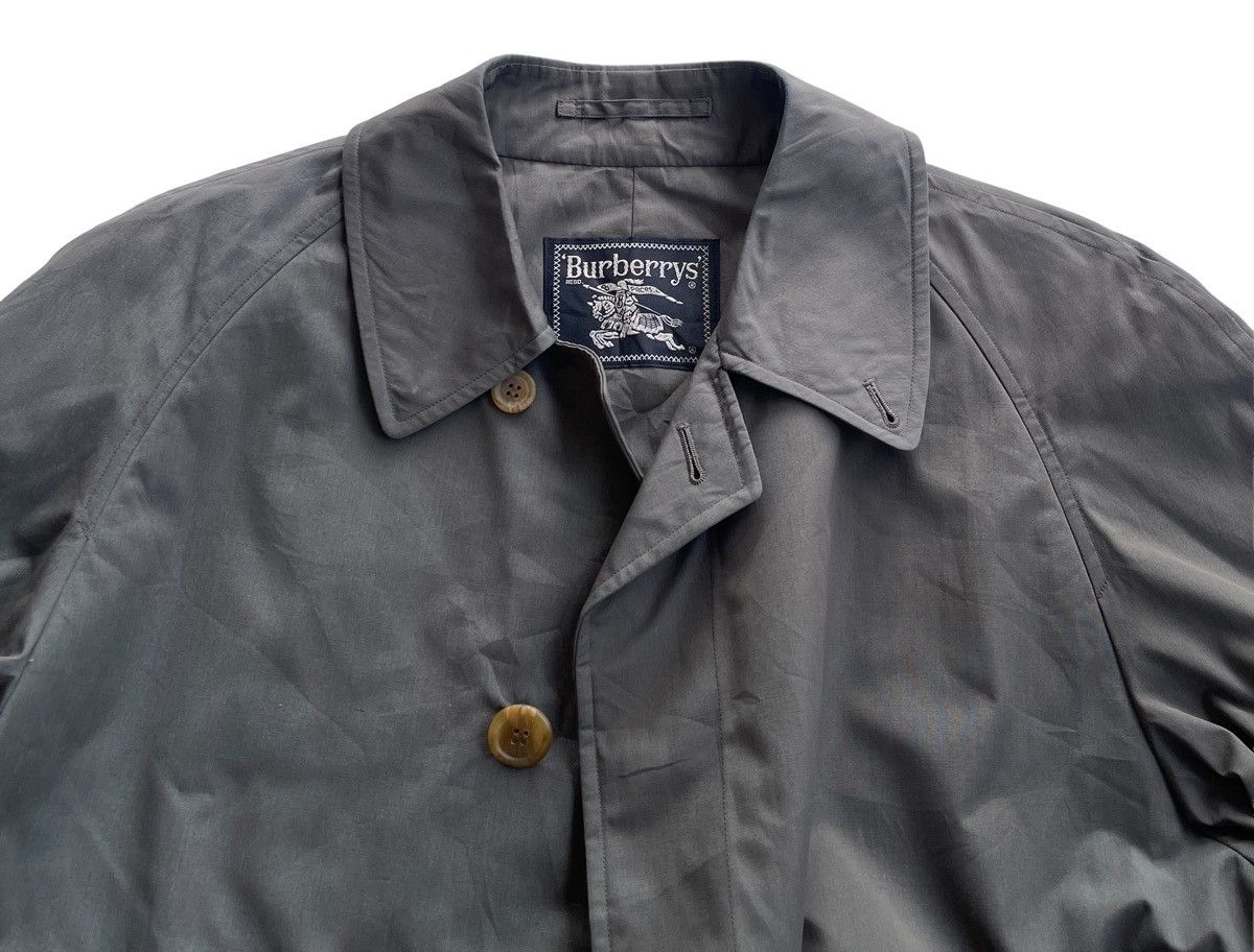 Burberry Vintage Burberrys Olive Green Trench Coat Size US L / EU 52-54 / 3 - 3 Thumbnail