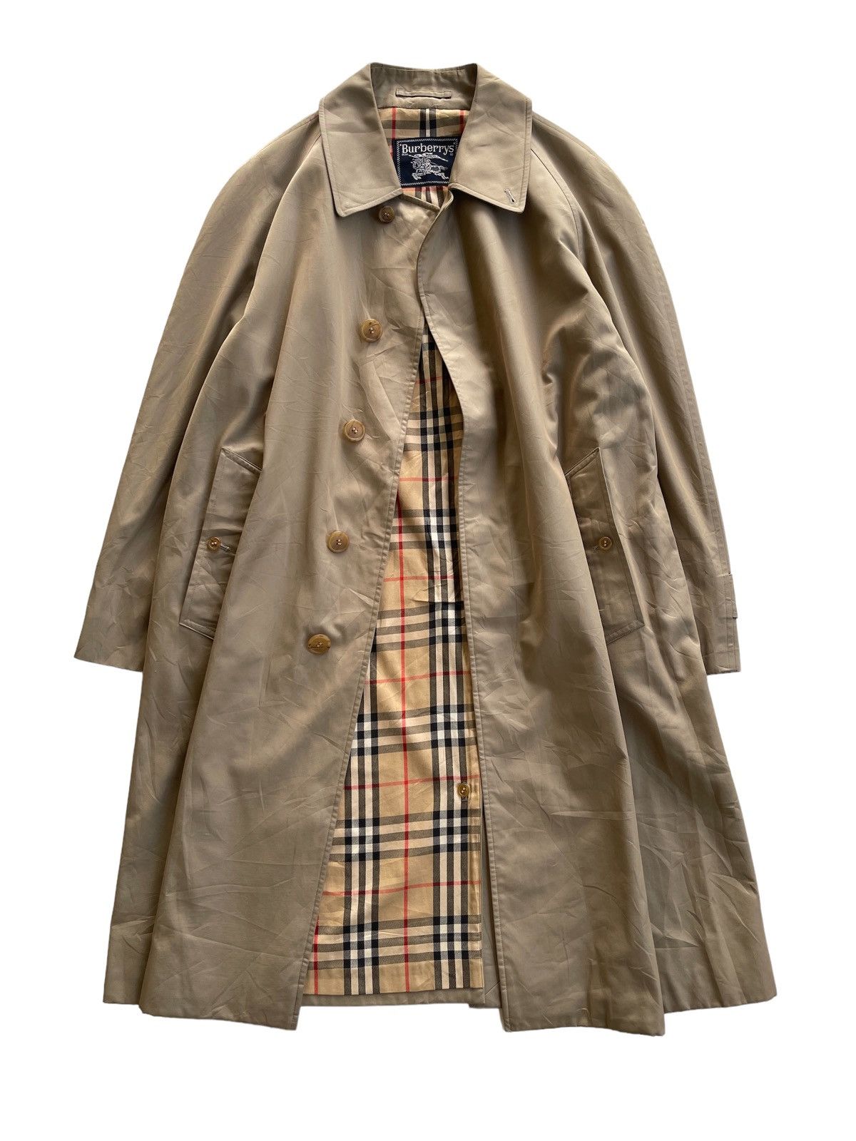 Burberry Prorsum Vintage Burberrys Checked Trench Coat | Grailed