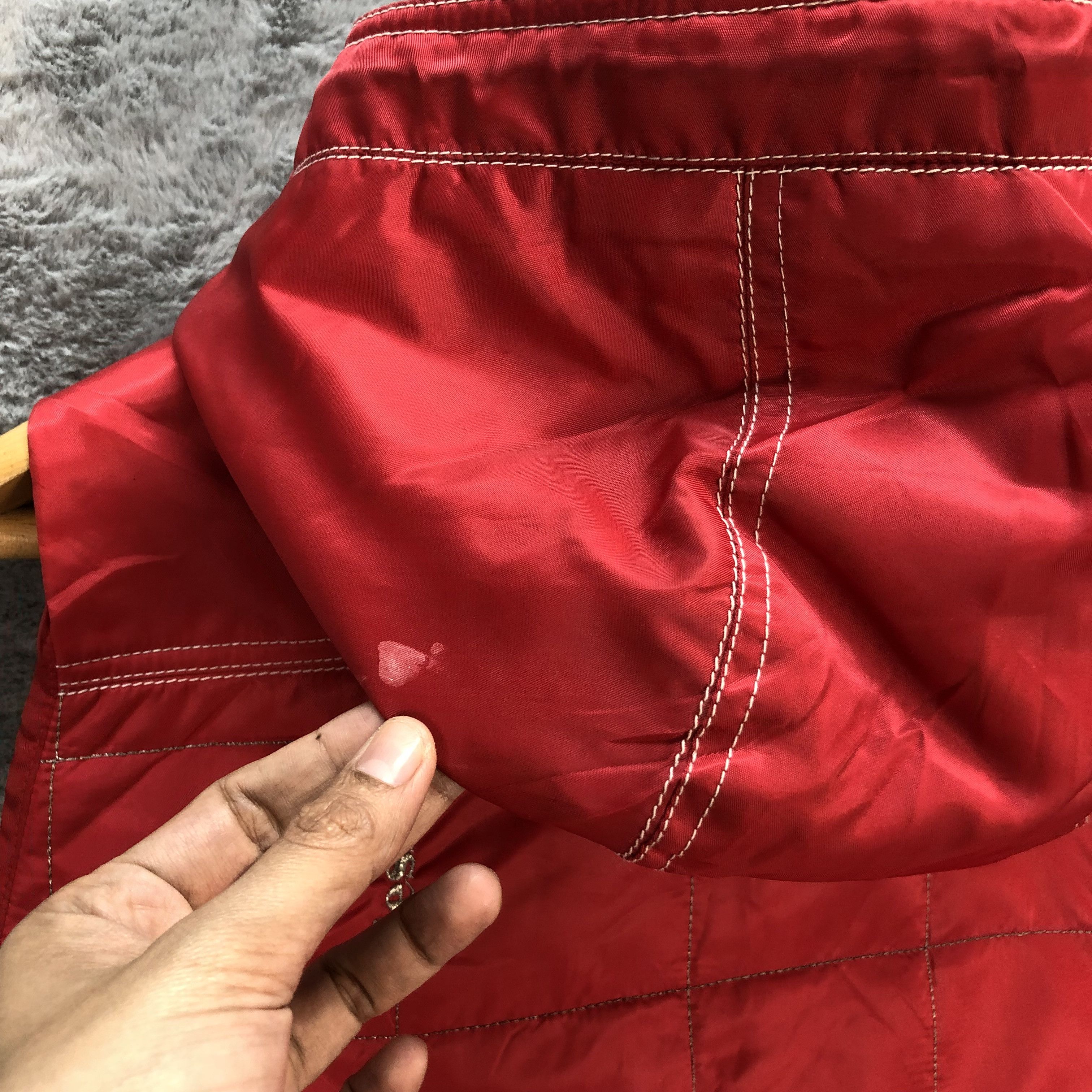 Ellesse Ellesse Embroidery Logo Hooded Red Vest #6316-60 Size S / US 4 / IT 40 - 11 Thumbnail