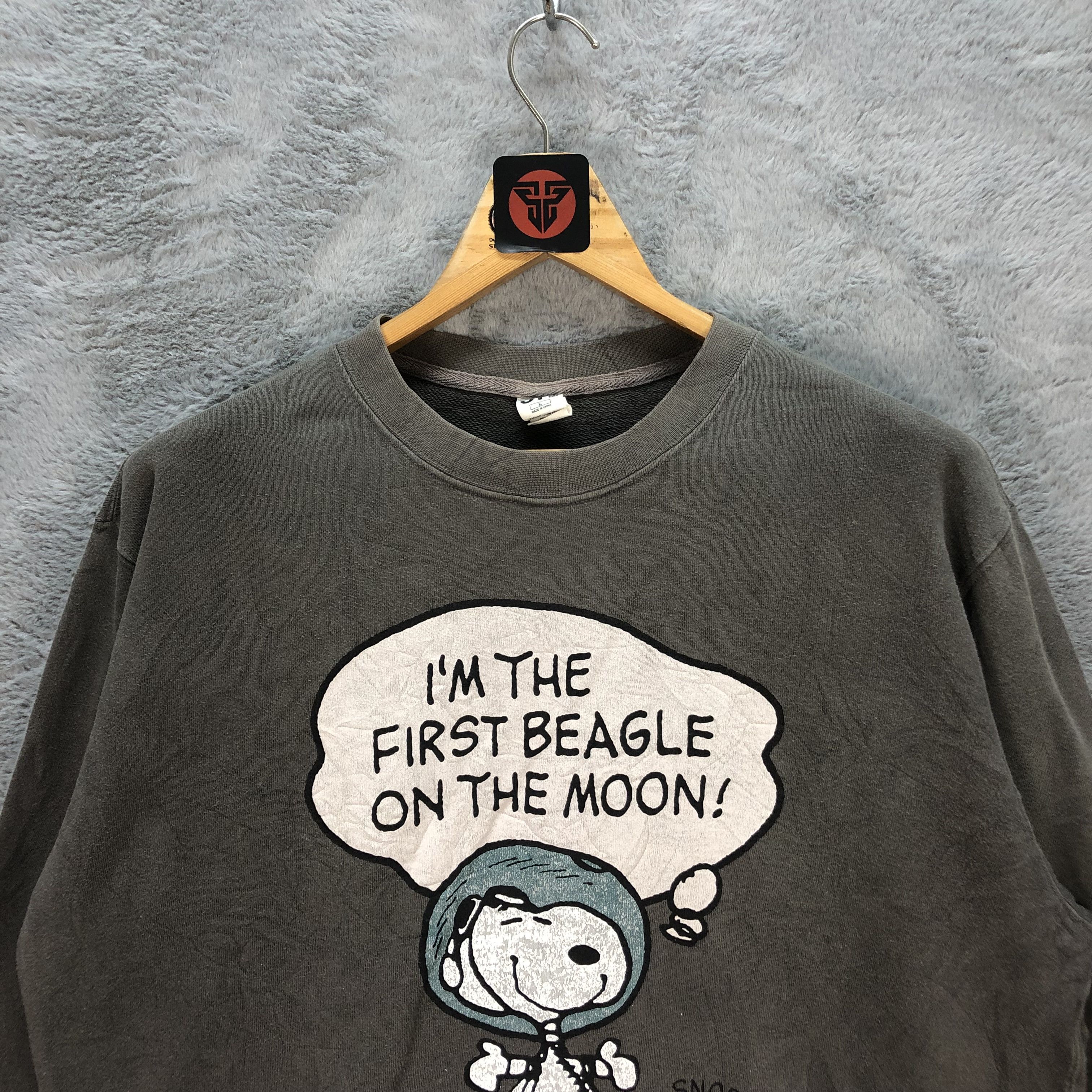 Uniqlo Peanuts Big Logo Sweatshirts #6303-59 Size US L / EU 52-54 / 3 - 2 Thumbnail
