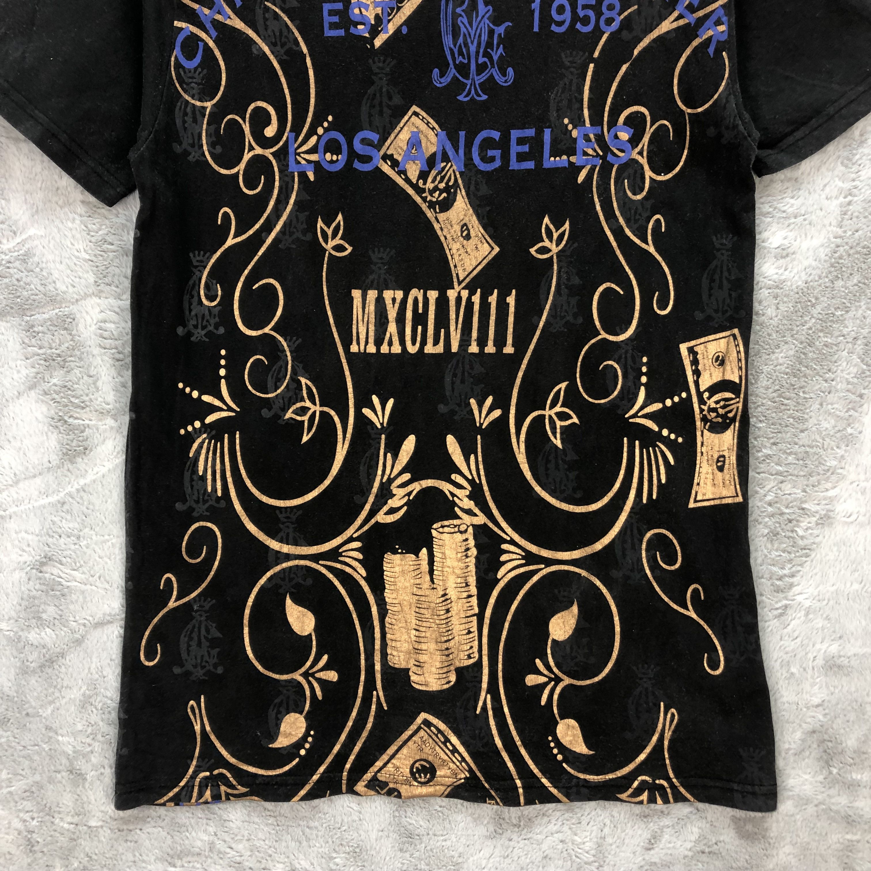 Christian Audigier Christian Audigier Los Angeles Hollywood Printed T #6306-59 Size M / US 6-8 / IT 42-44 - 11 Thumbnail