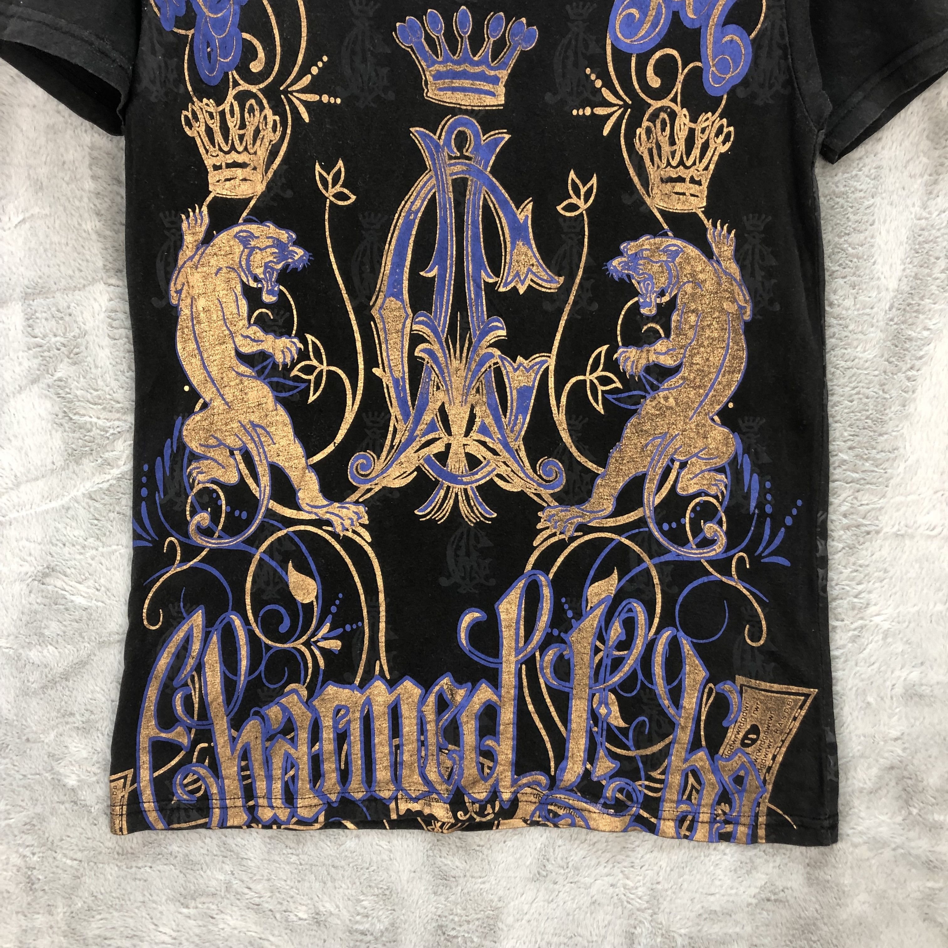 Christian Audigier Christian Audigier Los Angeles Hollywood Printed T #6306-59 Size M / US 6-8 / IT 42-44 - 4 Thumbnail