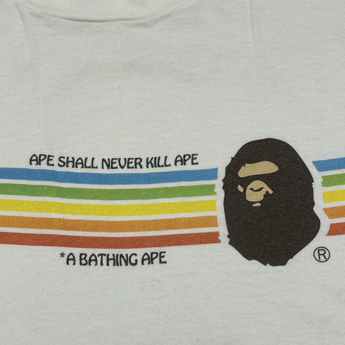 Bape × Vintage Bape A Bathing Ape Tee Size US M / EU 48-50 / 2 - 3 Thumbnail