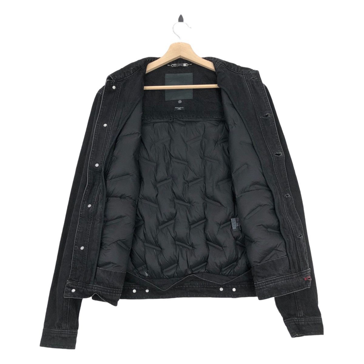 Philipp Plein Rare PHILIPP PLEIN HOMME Puffer Denim Jacket Puffer Trench Size US M / EU 48-50 / 2 - 3 Thumbnail
