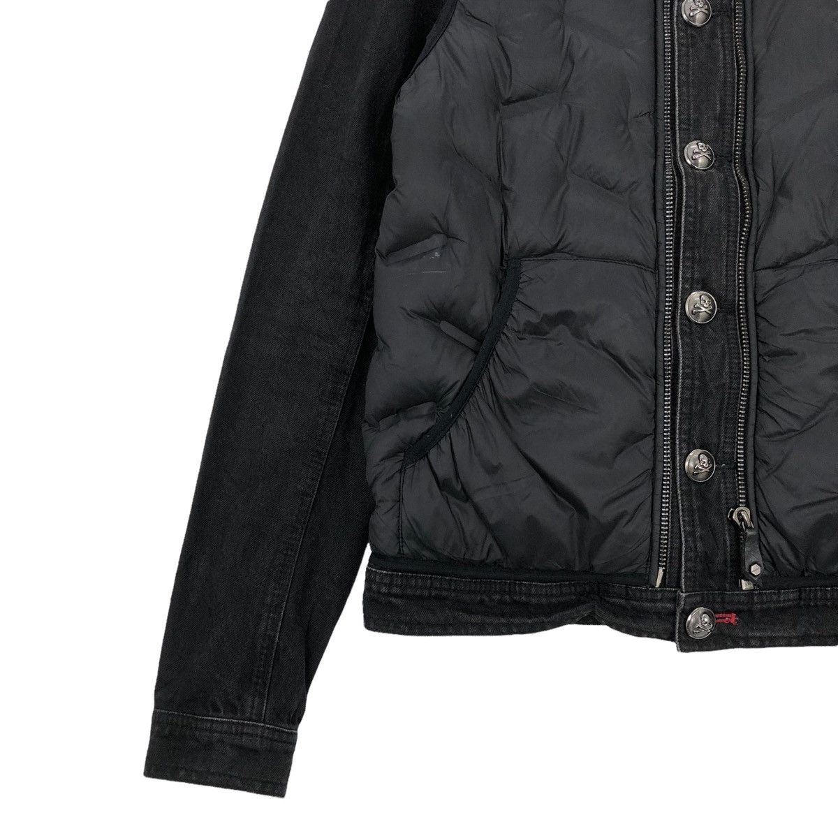 Philipp Plein Rare PHILIPP PLEIN HOMME Puffer Denim Jacket Puffer Trench Size US M / EU 48-50 / 2 - 12 Thumbnail