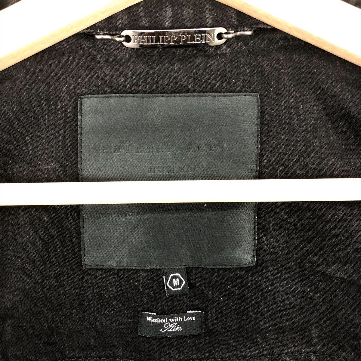 Philipp Plein Rare PHILIPP PLEIN HOMME Puffer Denim Jacket Puffer Trench Size US M / EU 48-50 / 2 - 4 Thumbnail