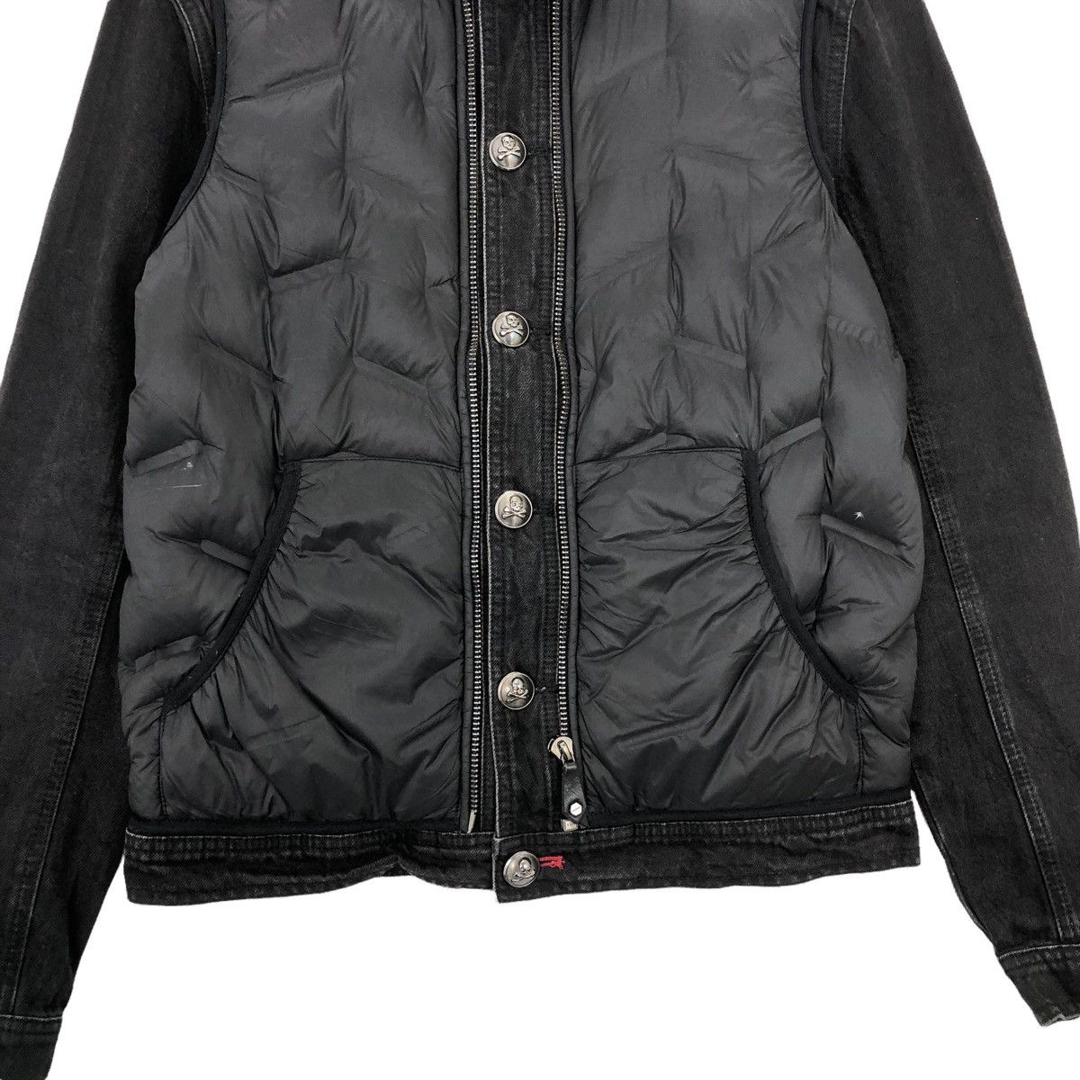Philipp Plein Rare PHILIPP PLEIN HOMME Puffer Denim Jacket Puffer Trench Size US M / EU 48-50 / 2 - 11 Thumbnail